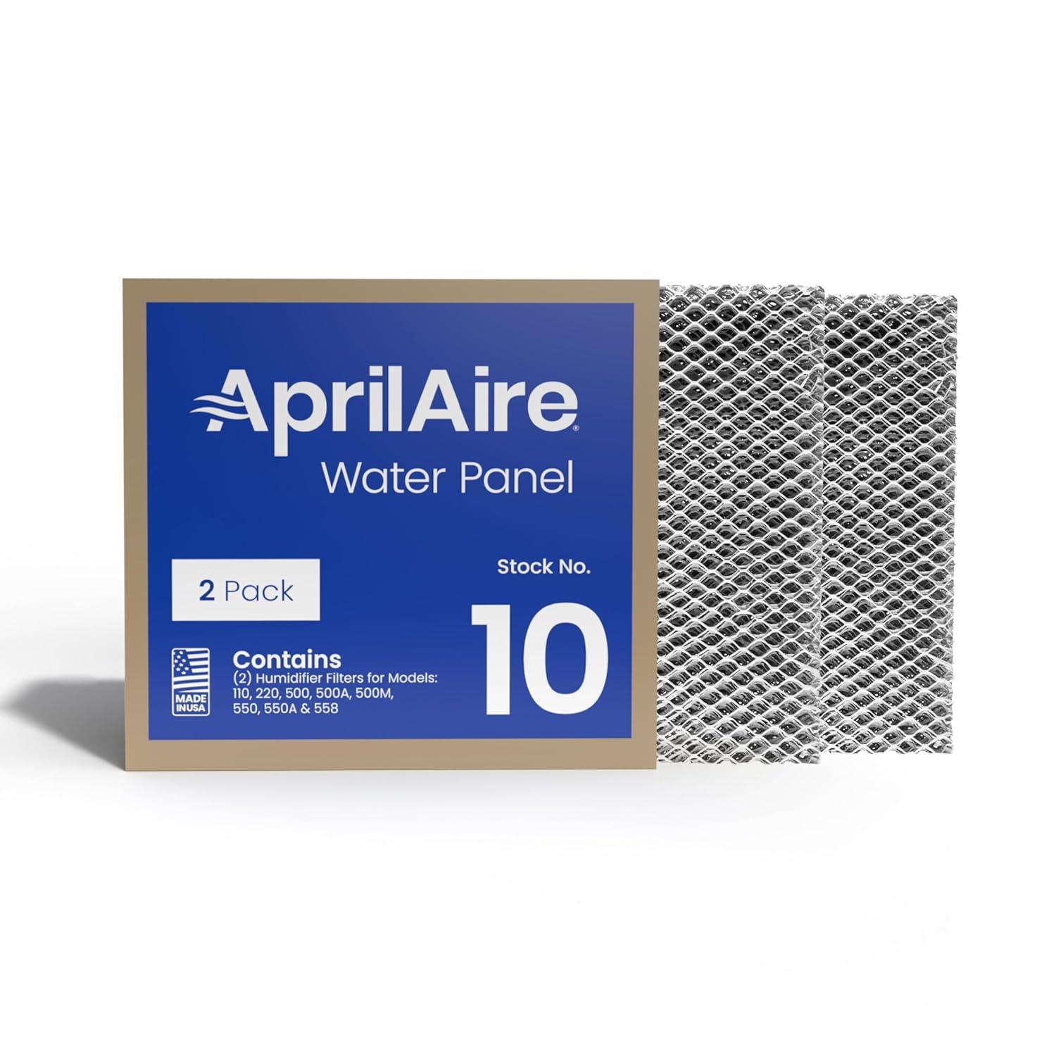 image:imageAprilAire 10 Water Panel Humidifier Filter Replacement for AprilAire WholeHouse Humidifier Models 110 220 500 500A 500M 550 550A 558 Pack of 10Water Panel Humidifier Filter