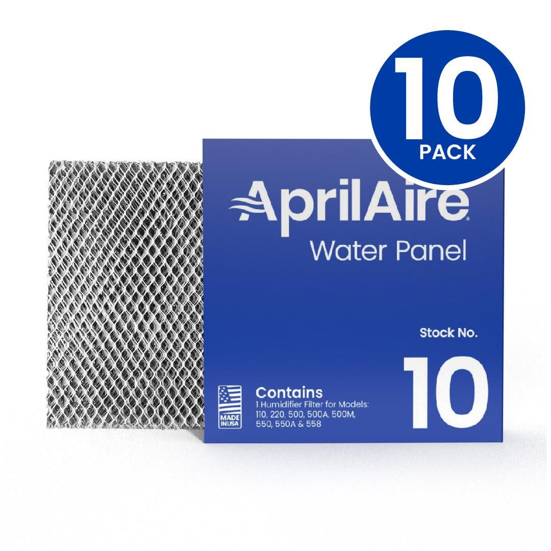 image:imageAprilAire 10 Water Panel Humidifier Filter Replacement for AprilAire WholeHouse Humidifier Models 110 220 500 500A 500M 550 550A 558 Pack of 10Water Panel Humidifier Filter