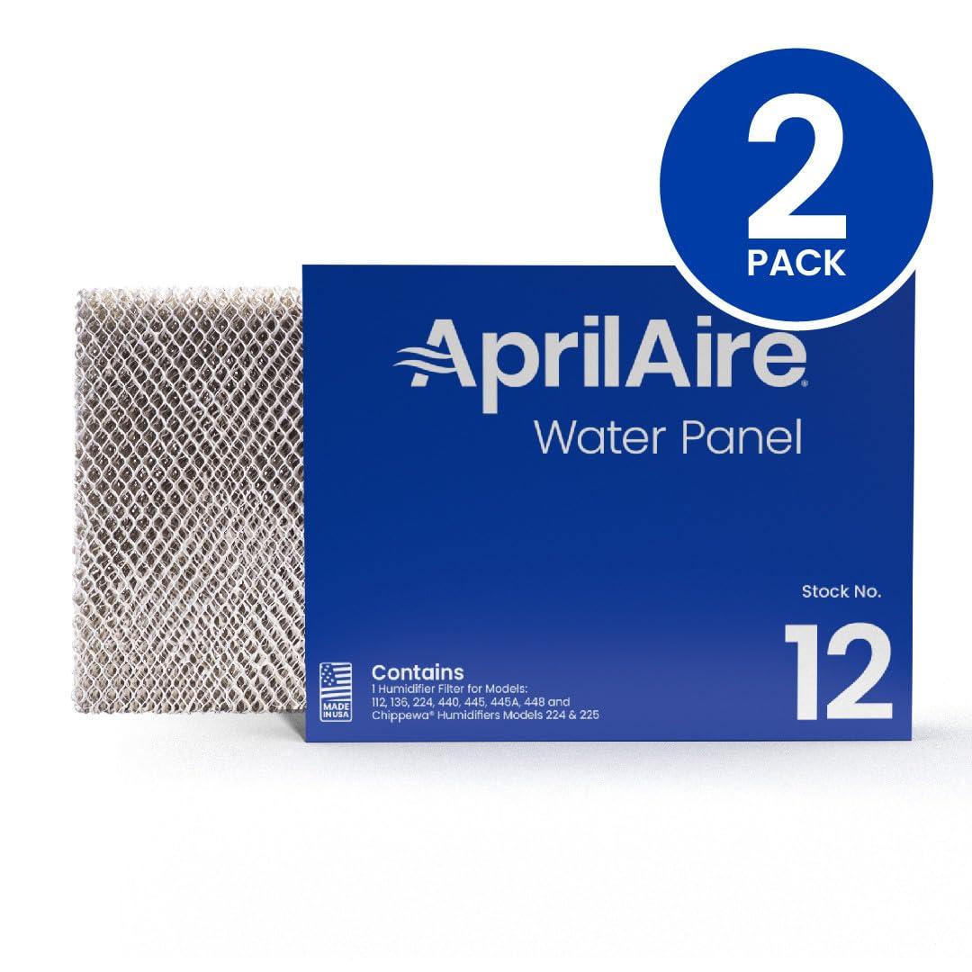 image:imageAprilAire 12 Water Panel Humidifier Filter Replacement for AprilAire WholeHouse Humidifier Models 112 224 225 440 445 445A 448 Pack of 12