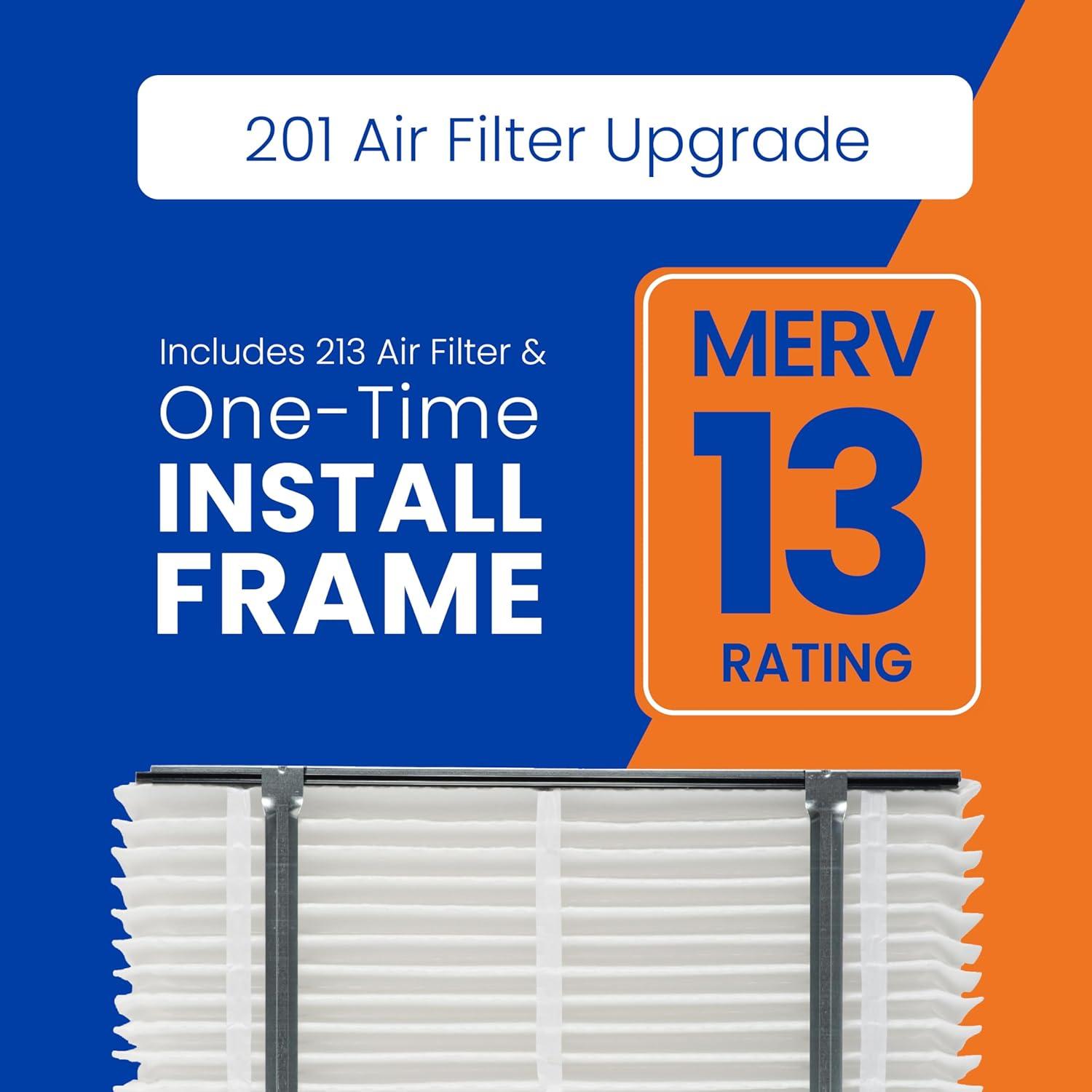 image:imageAprilAire 1213 Air Filter HighPerformance Upgrade Kit for 2120 and 2200 Air Purifiers Replaces 201 Air FilterUpgrade Kit