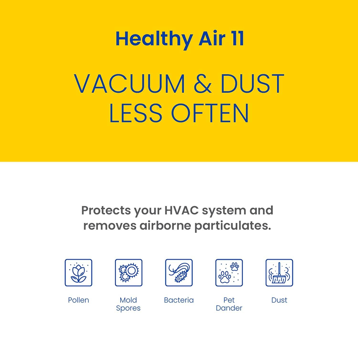 image:imageAprilAire 210 Replacement Filter for AprilAire Whole House Air Purifiers MERV 11 Clean Air amp Dust 20x25x4 Air Filter Pack of 21