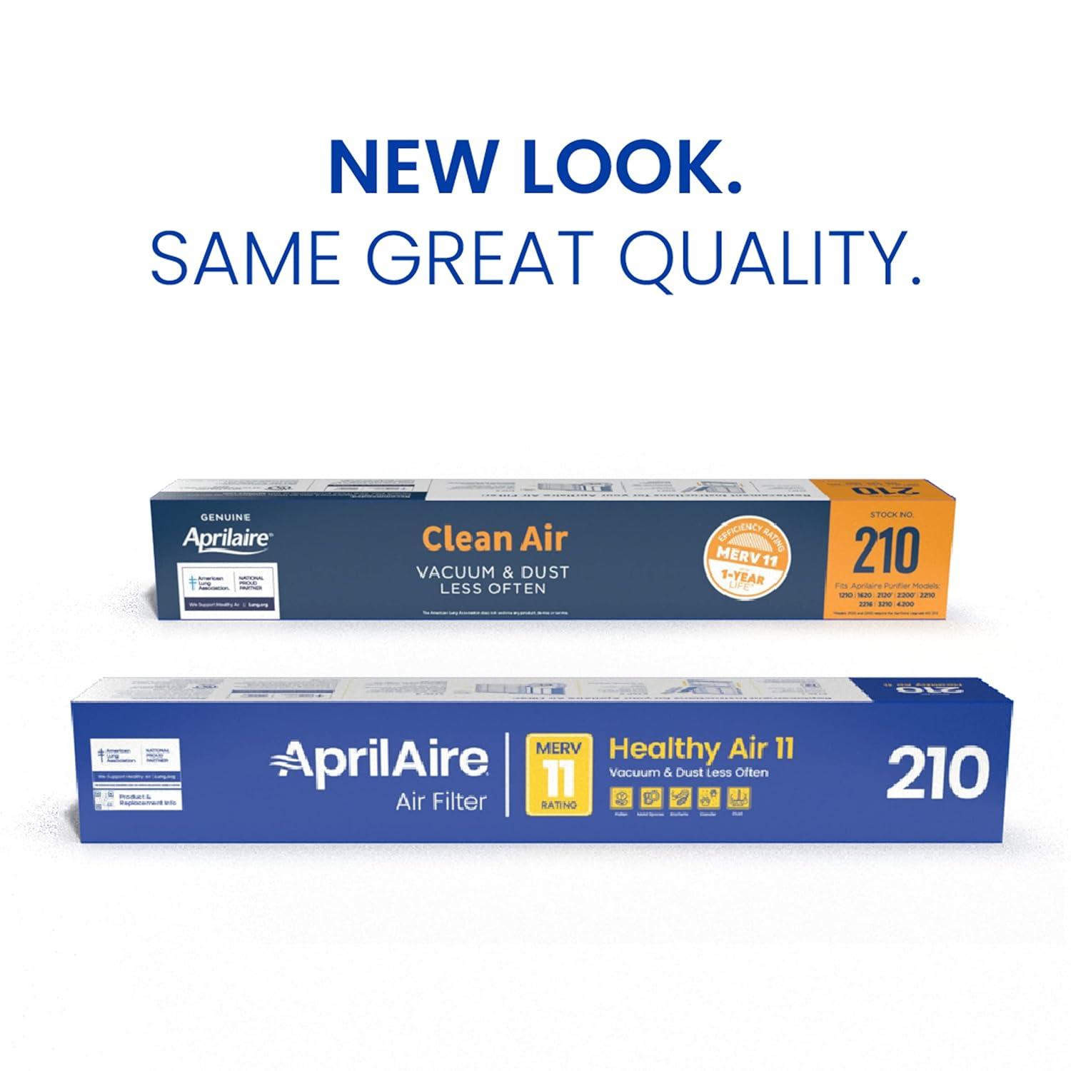 image:imageAprilAire 210 Replacement Filter for AprilAire Whole House Air Purifiers MERV 11 Clean Air amp Dust 20x25x4 Air Filter Pack of 21