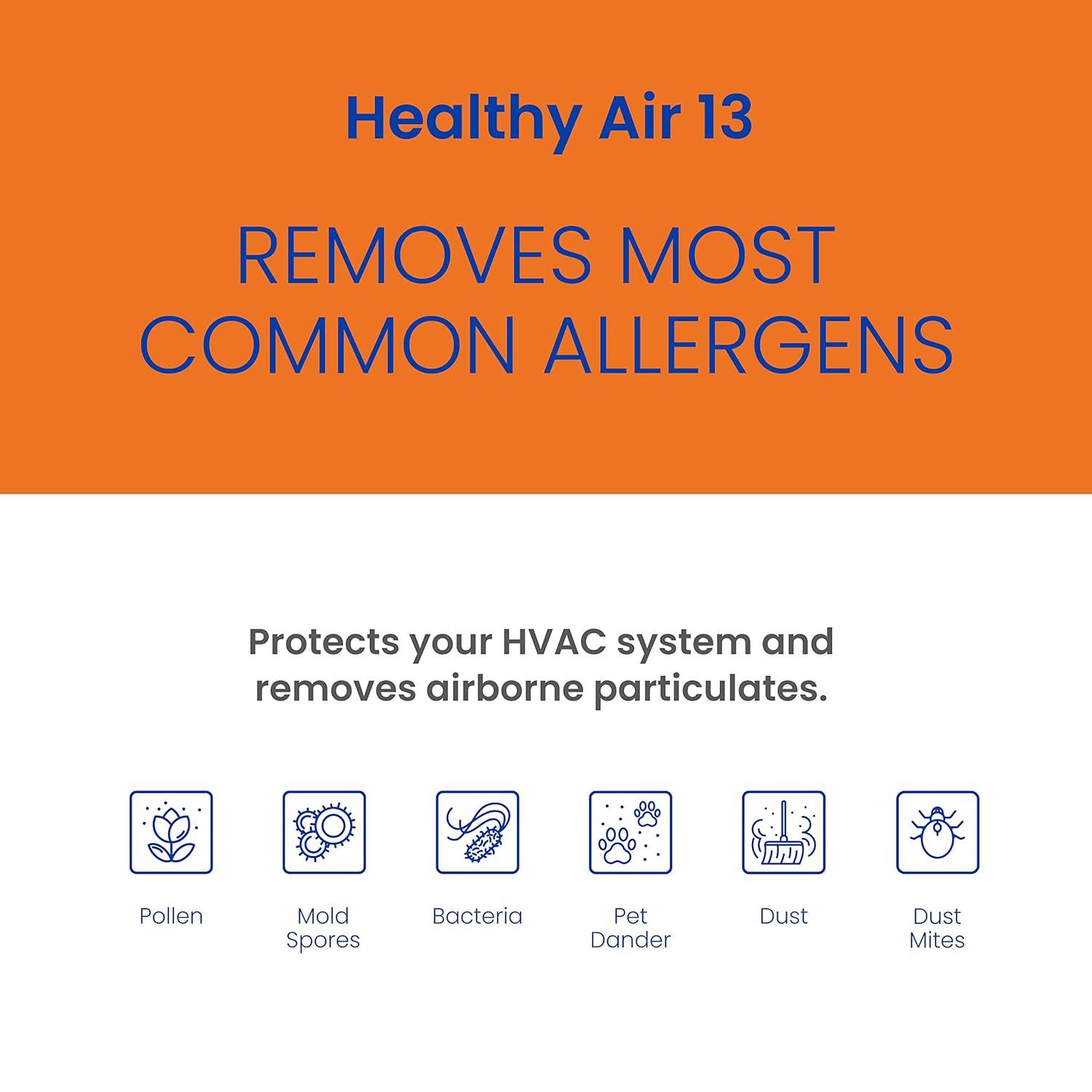 image:imageAprilAire 213 Replacement Filter for AprilAire Whole House Air Purifiers MERV 13 Healthy Home Allergy 20x25x4 Air Filter Pack of 42