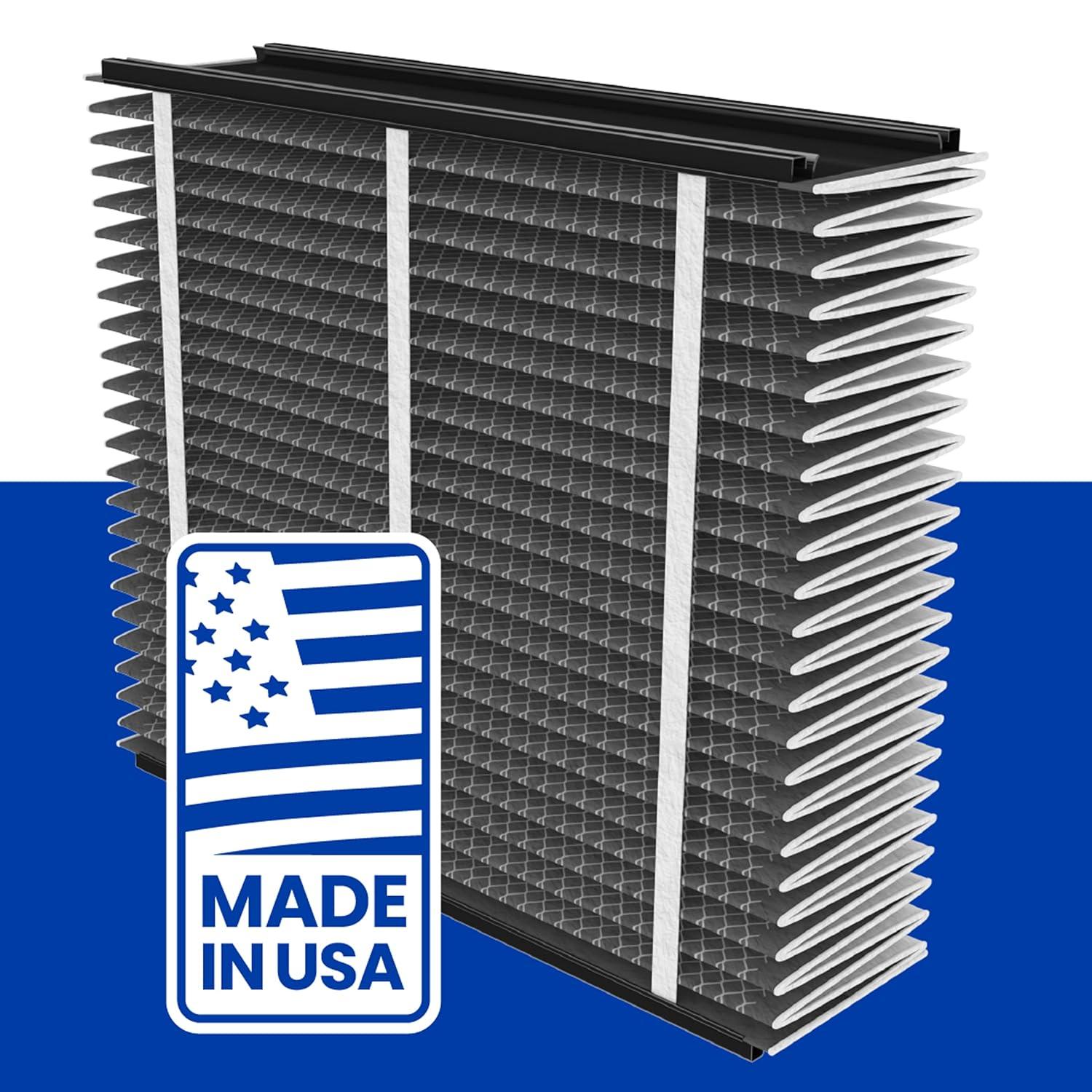 image:imageAprilAire 213CBN Replacement Filter for AprilAire Whole House Air Purifiers MERV 13 with Carbon Healthy Home Allergy Odor Reduction 20x25x4 Air Filter Pack of 21