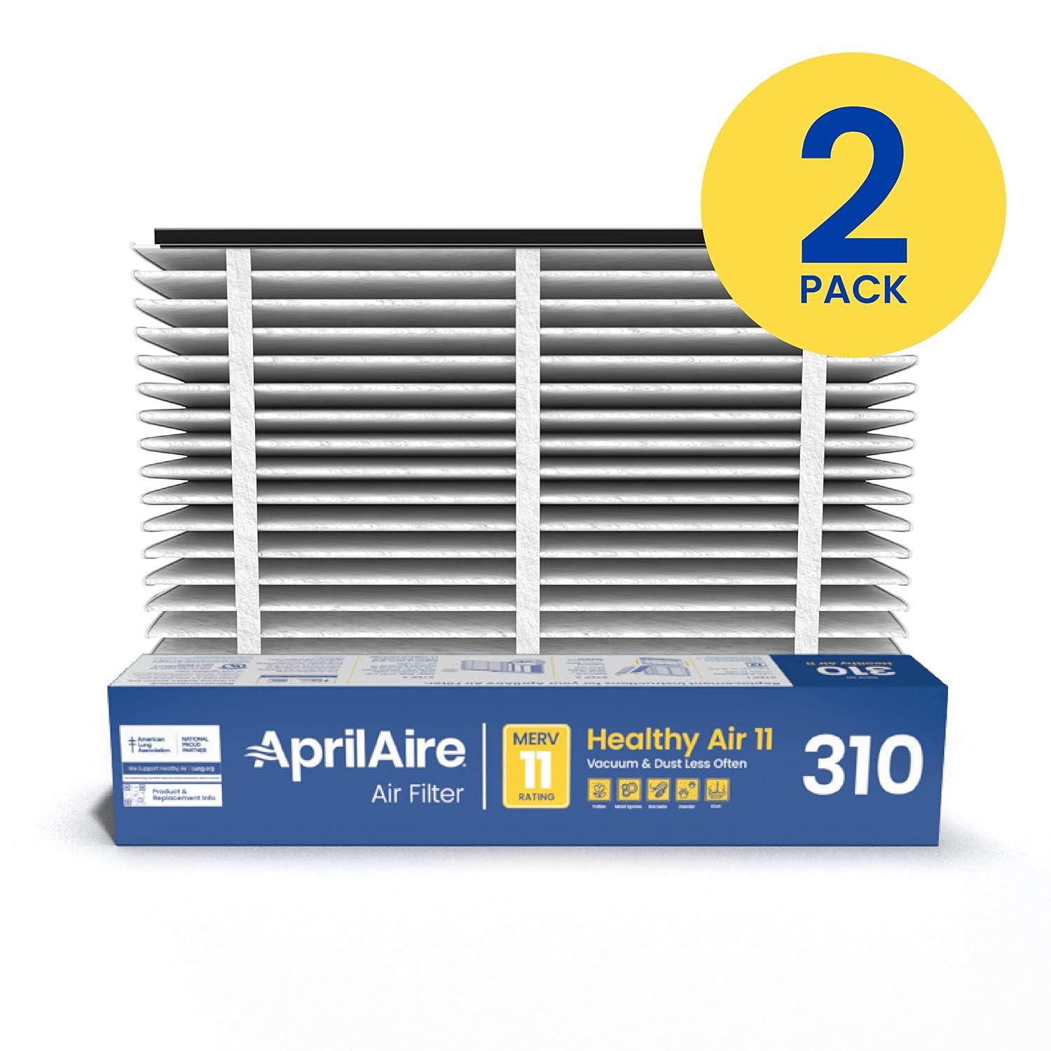 image:imageAprilAire 310 Replacement Filter for AprilAire Whole House Air Purifiers MERV 11 Clean Air amp Dust 20x20x4 Air Filter Pack of 22