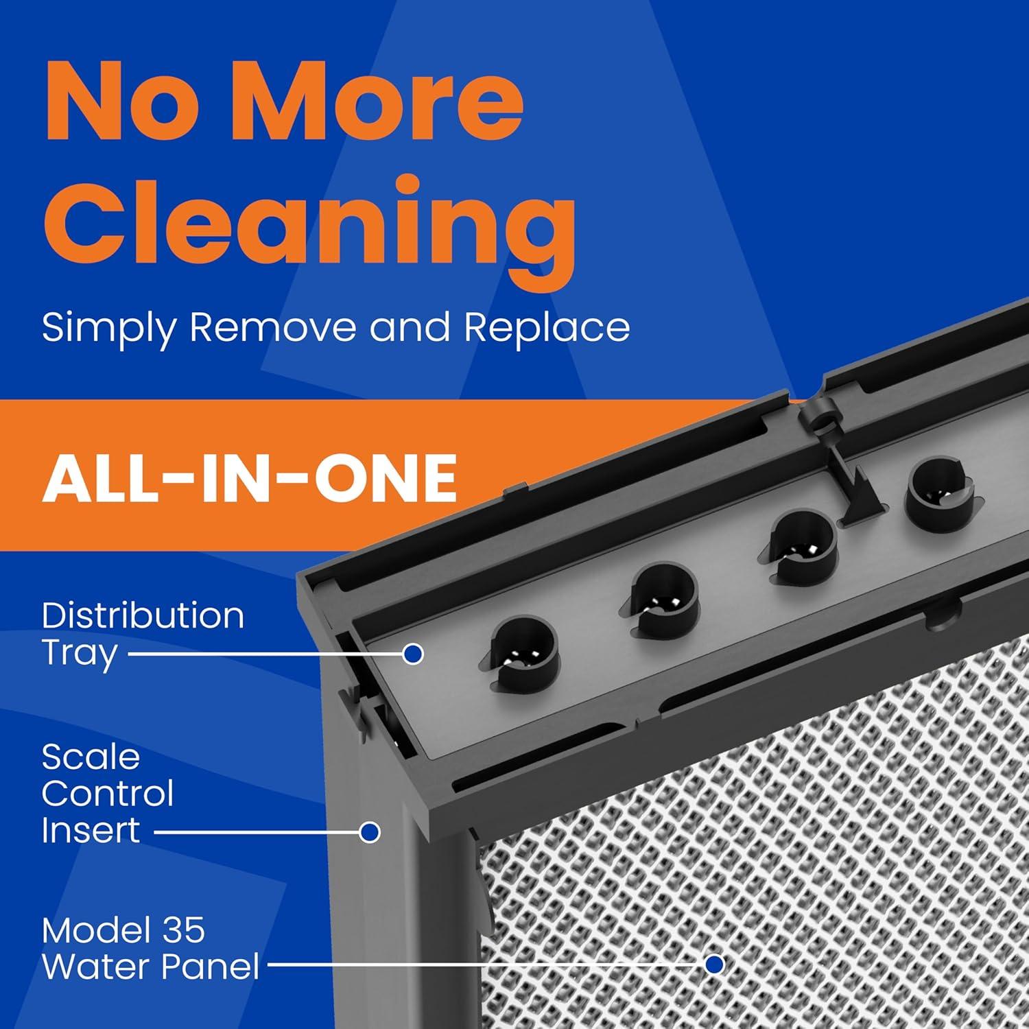 image:imageAprilAire 35 Water Panel Humidifier Filter Replacement for AprilAire WholeHouse Humidifier Models 300 350 360 560 560A 568 600 600A 600M 700 700A 700M 760 760A 768 Pack of 1Water Panel EZKit Humidifier Filter Kit