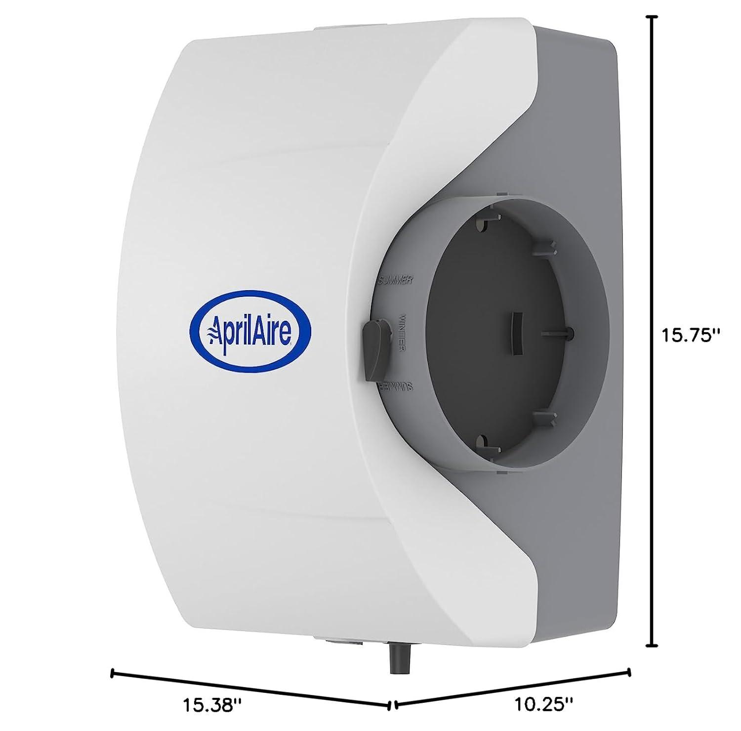 image:imageAprilAire 400 17gal WholeHouse Evaporative Humidifier with Automatic Digital Control for up to 5000 sq ft AprilAire Model 5844 Humidifier Installation KitHumidifier