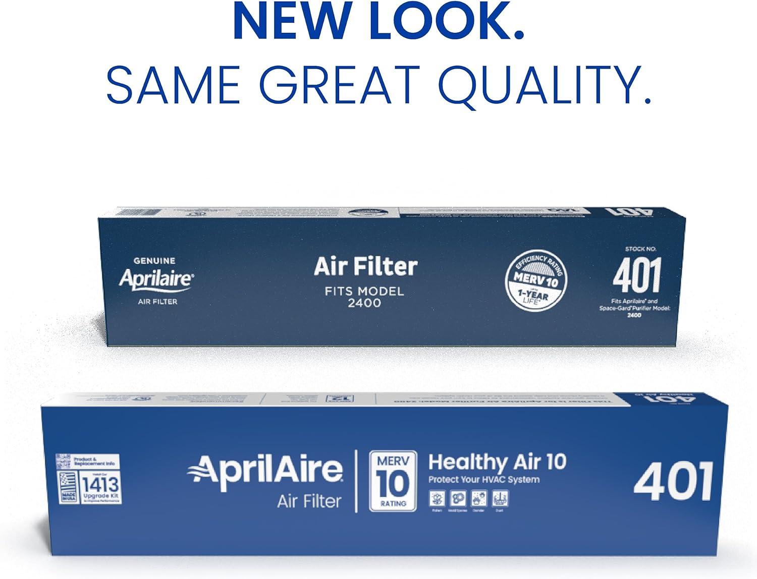 image:imageAprilAire 401 Replacement Furnace Filter for AprilAire 2400 SpaceGard 2400 WholeHouse Air Purifiers MERV 10 16x25x6 Air Filter Pack of 10Air Filter