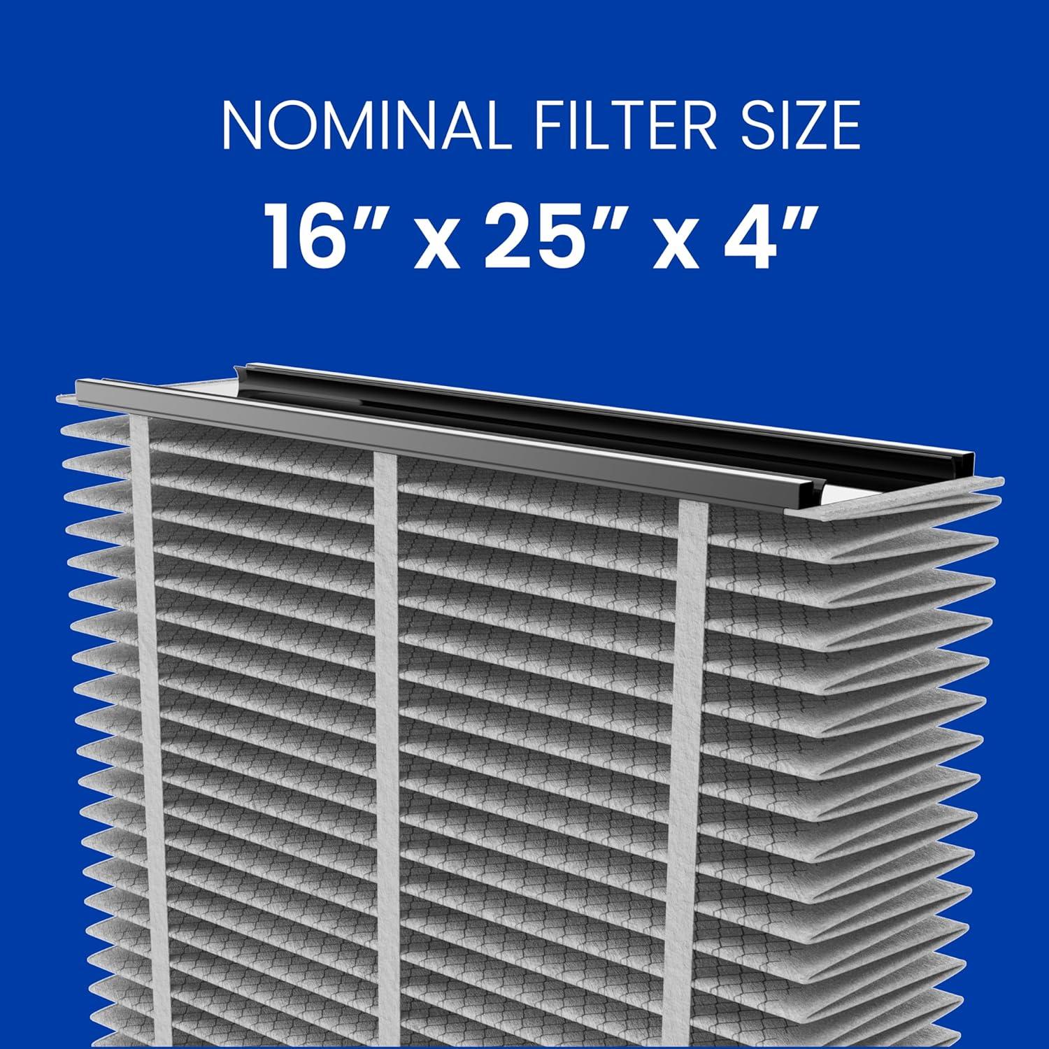 image:imageAprilAire 413CBN Replacement Filter for AprilAire Whole House Air Purifiers MERV 13 with Carbon Healthy Home Allergy Odor Reduction 16x25x4 Air Filter Pack of 11