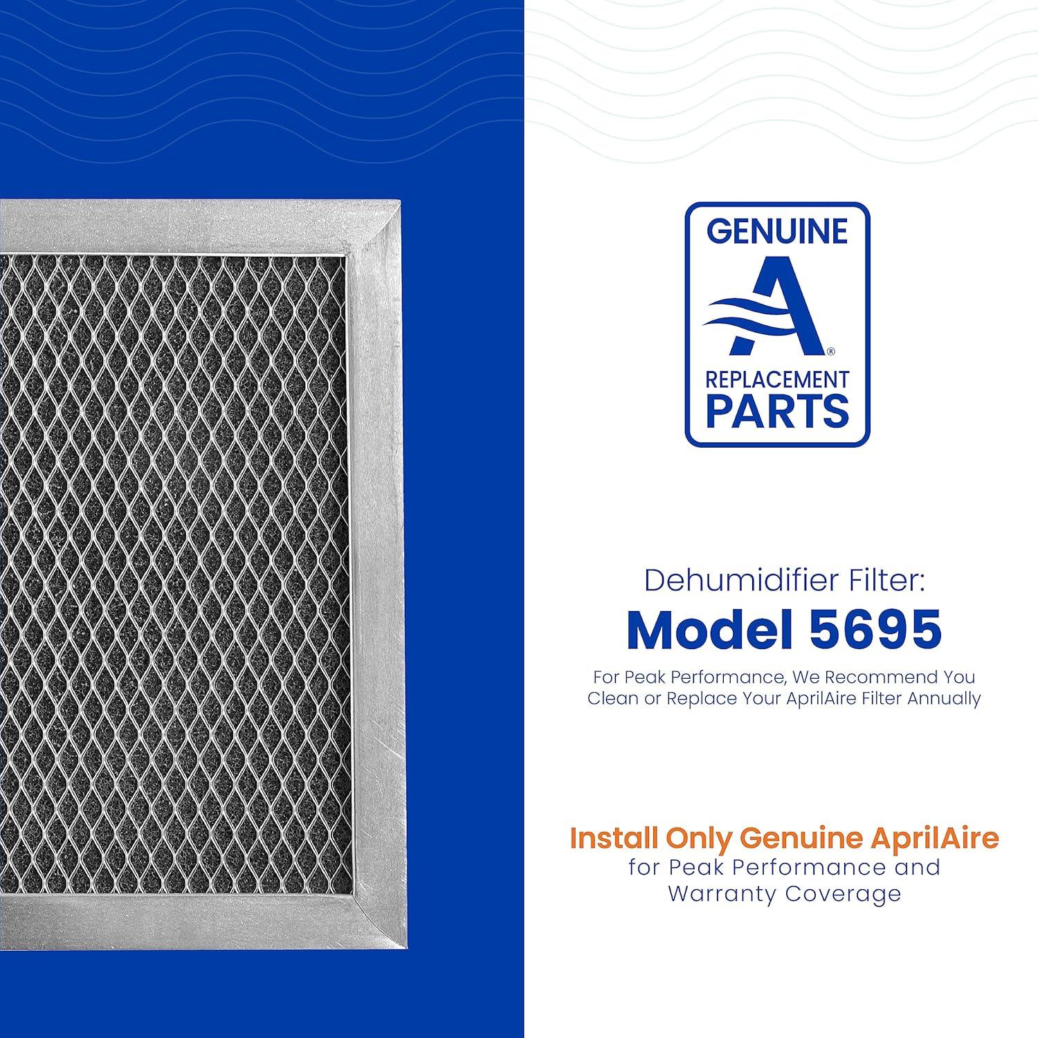 image:imageAprilAire 5695 Washable MERV 8 Dehumidifier Filter for WholeHouse Dehumidifiers 1820 and E070 8x115x1 Pack of 1