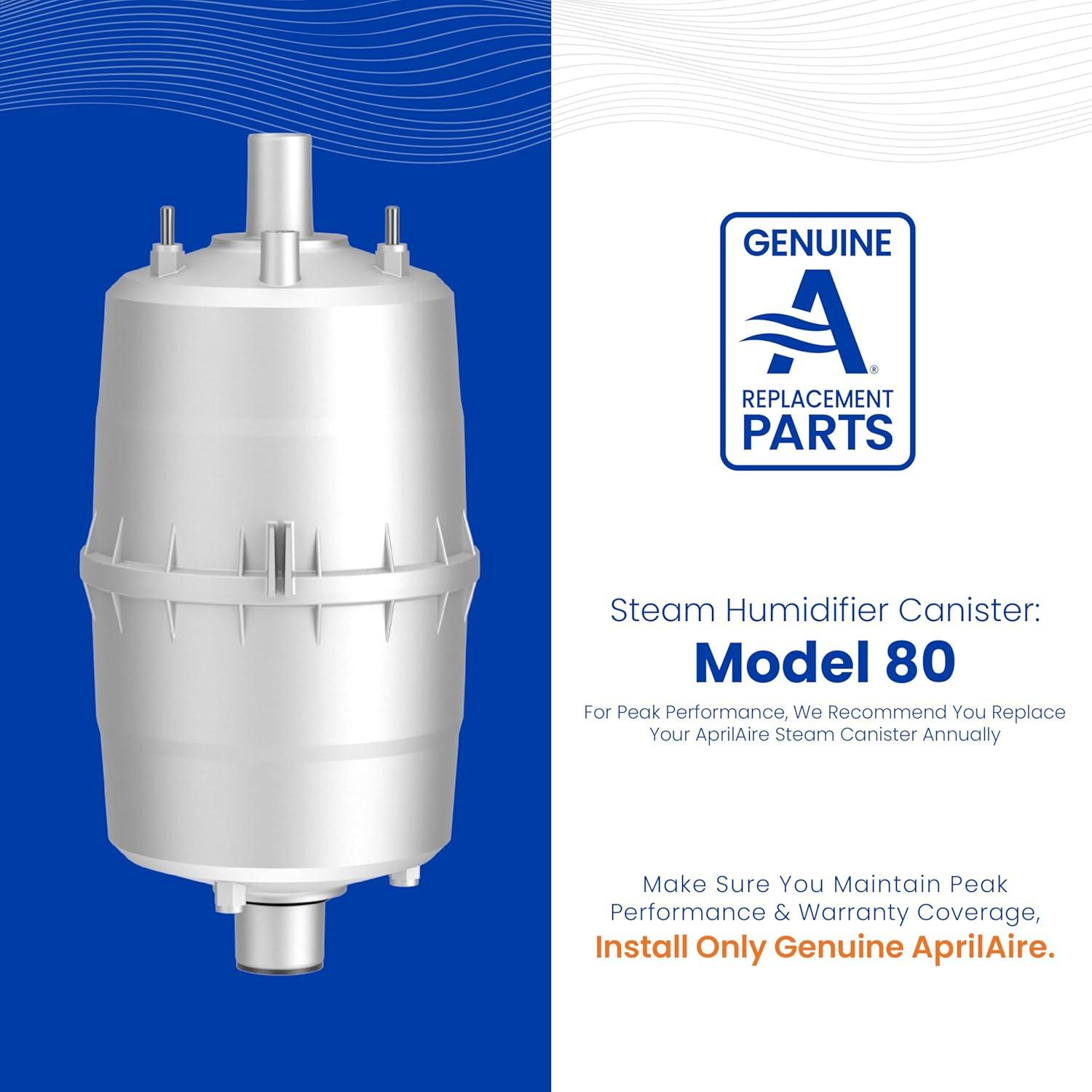 image:imageAprilAire 5768 Steam Humidifier Maintenance Kit with Replacement Canister for Whole House Steam Humidifier Models 800 801 865 86659L x 59W x 136H inches
