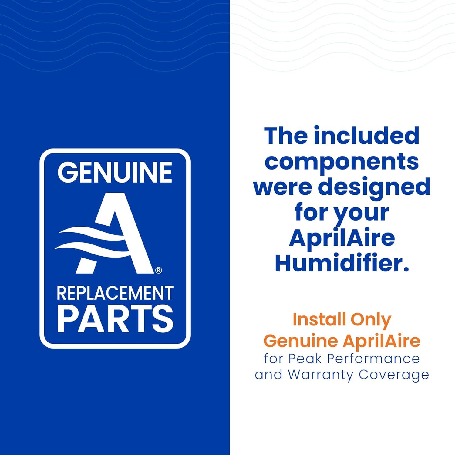 image:imageAprilAire 5844 Humidifier Installation Kit for Whole Home Humidifiers with Automatic Control Compatible with Models 400 500 600 Black