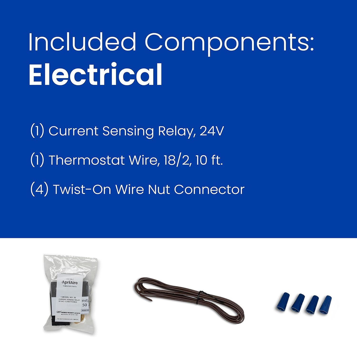 image:imageAprilAire 5845 Installation Kit for Whole Home Fan Powered Humidifier with Manual Control Compatible with AprilAire 700M Black