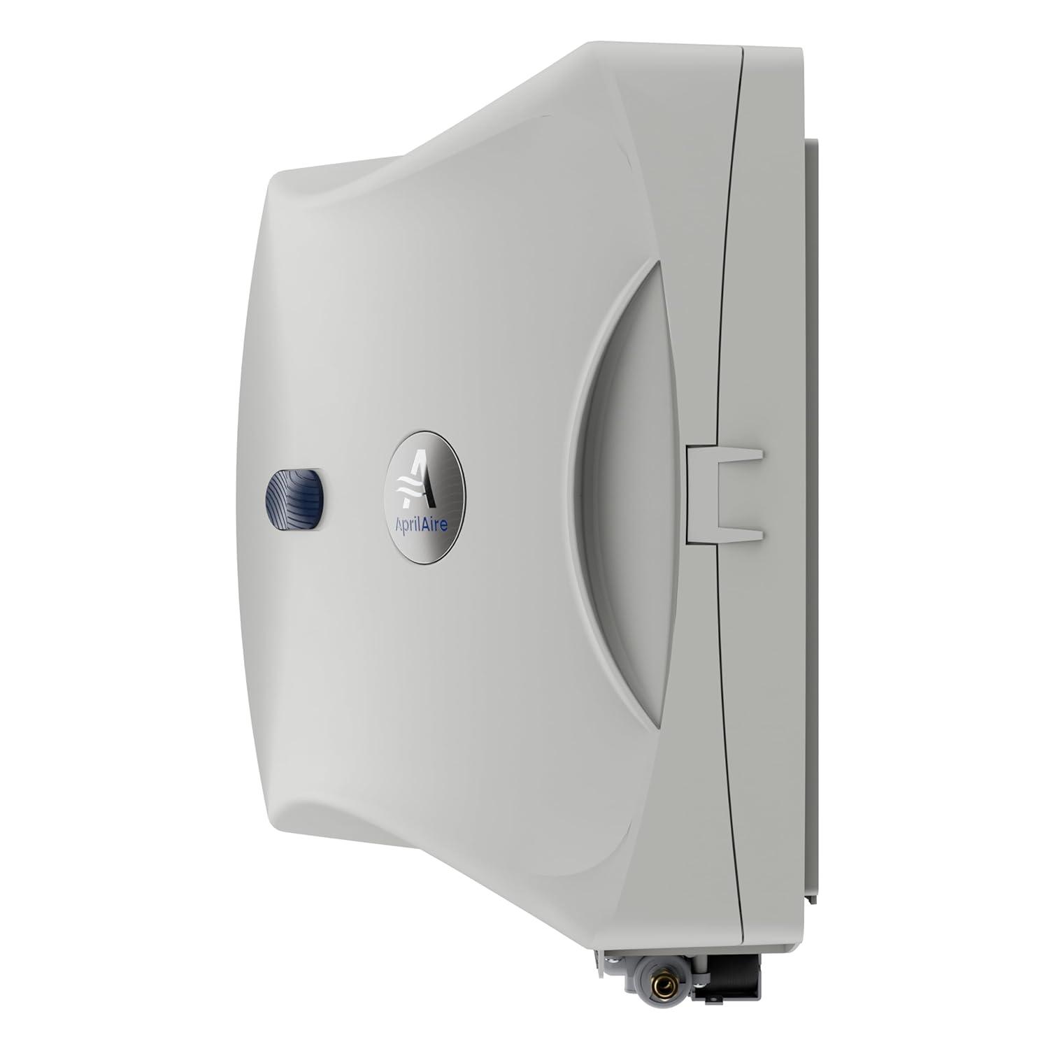 image:imageAprilAire 600M WholeHouse Humidifier Manual High Output Furnace Humidifier Large Capacity WholeHouse Humidifier for Homes up to 5000 Sq Ft WhiteHumidifier wHydroCore Install Kit