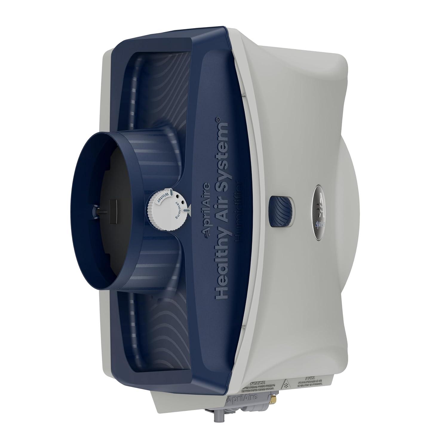 image:imageAprilAire 600M WholeHouse Humidifier Manual High Output Furnace Humidifier Large Capacity WholeHouse Humidifier for Homes up to 5000 Sq Ft WhiteHumidifier wHydroCore Install Kit