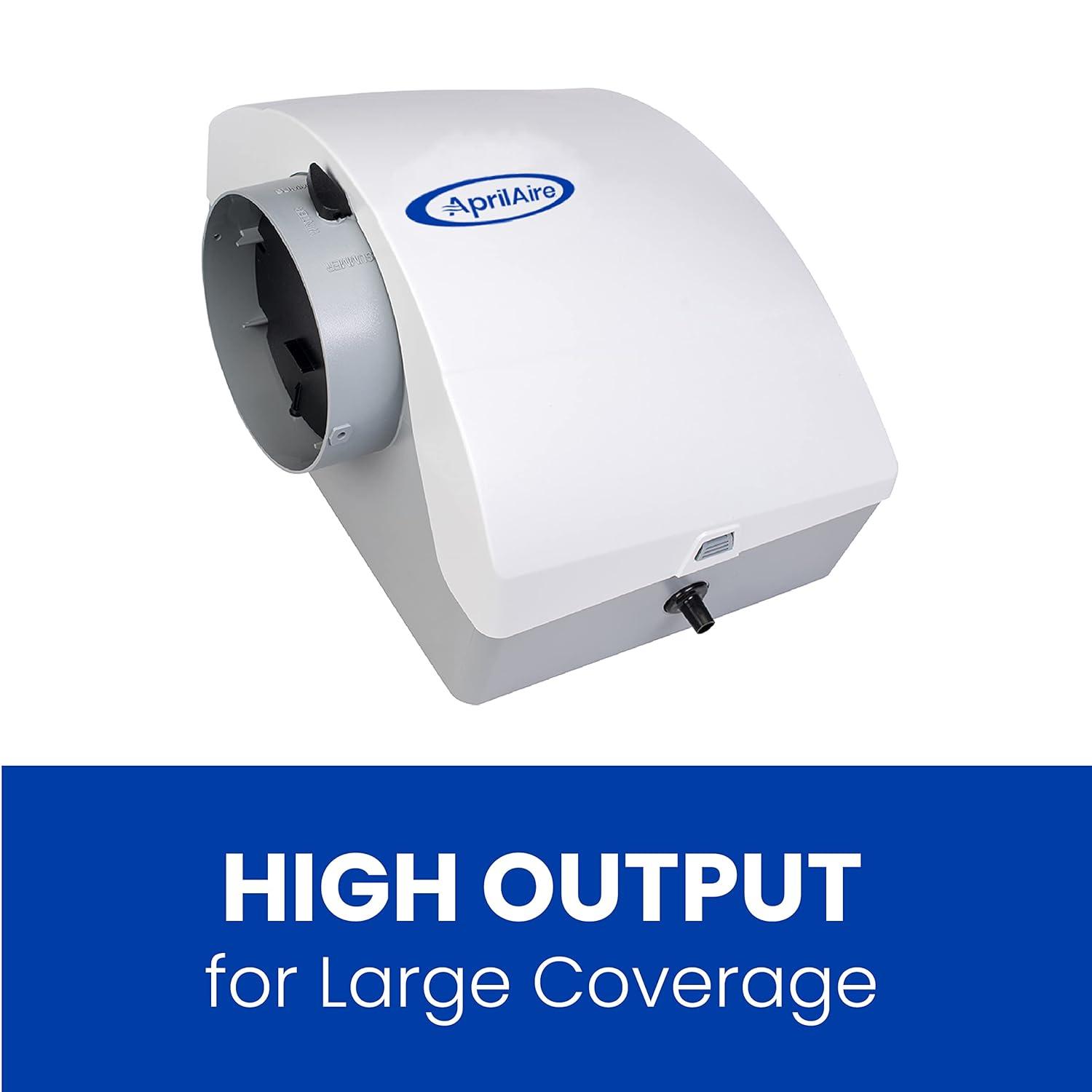 image:imageAprilAire 600M WholeHouse Humidifier Manual High Output Furnace Humidifier Large Capacity WholeHouse Humidifier for Homes up to 5000 Sq Ft WhiteHumidifier