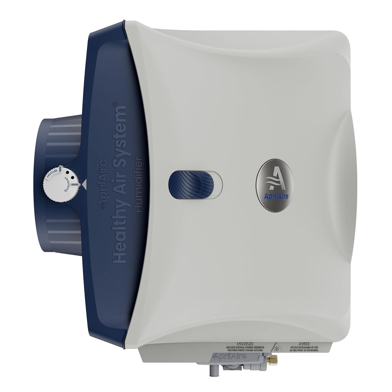 image:imageAprilAire 600M WholeHouse Humidifier Manual High Output Furnace Humidifier Large Capacity WholeHouse Humidifier for Homes up to 5000 Sq Ft WhiteHumidifier wHydroCore Install Kit