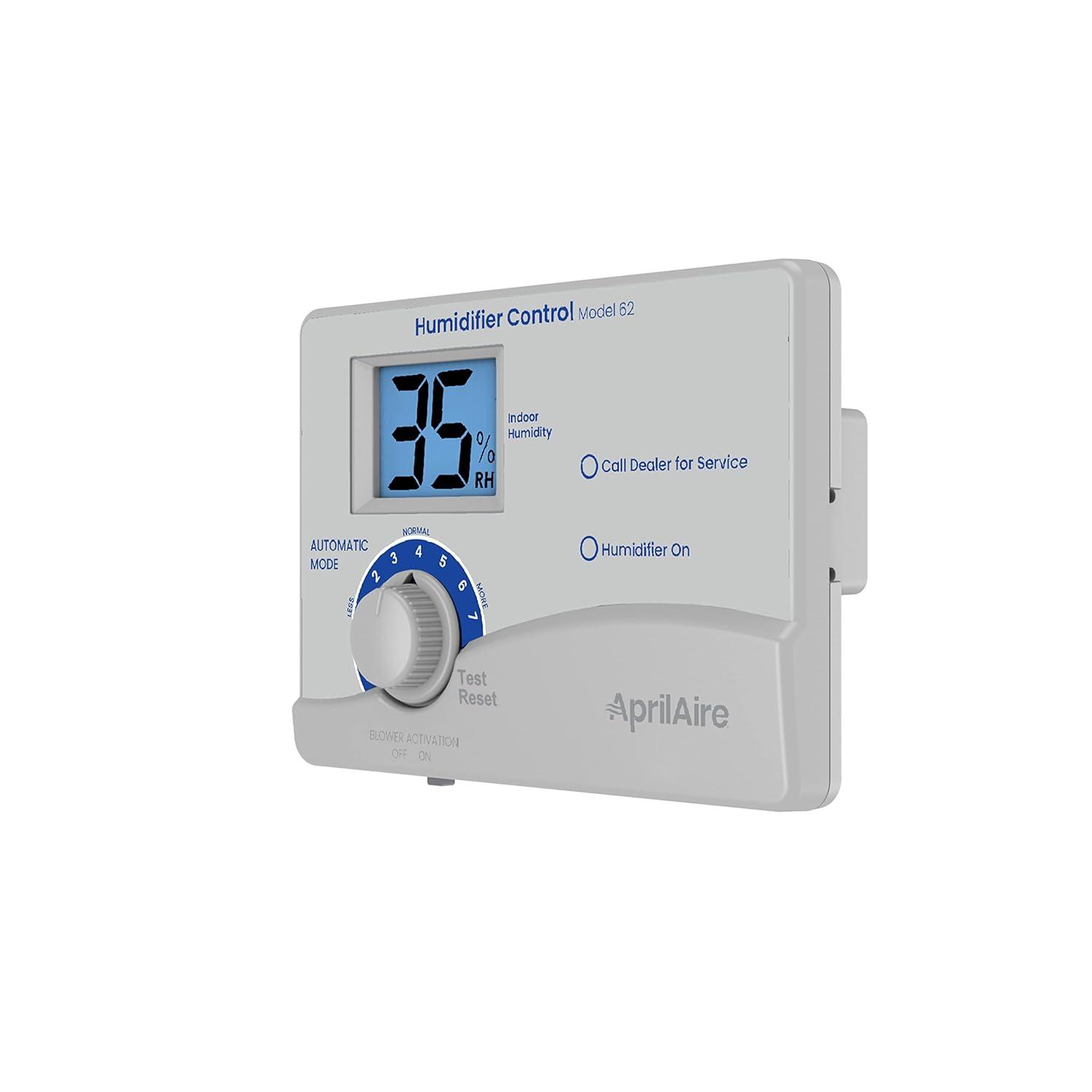 image:imageAprilAire 62 Automatic Digital WholeHouse Humidifier Control Humidistat with Outdoor Temperature Sensor for AprilAire WholeHouse Steam Humidifiers Low Voltage 24VAC