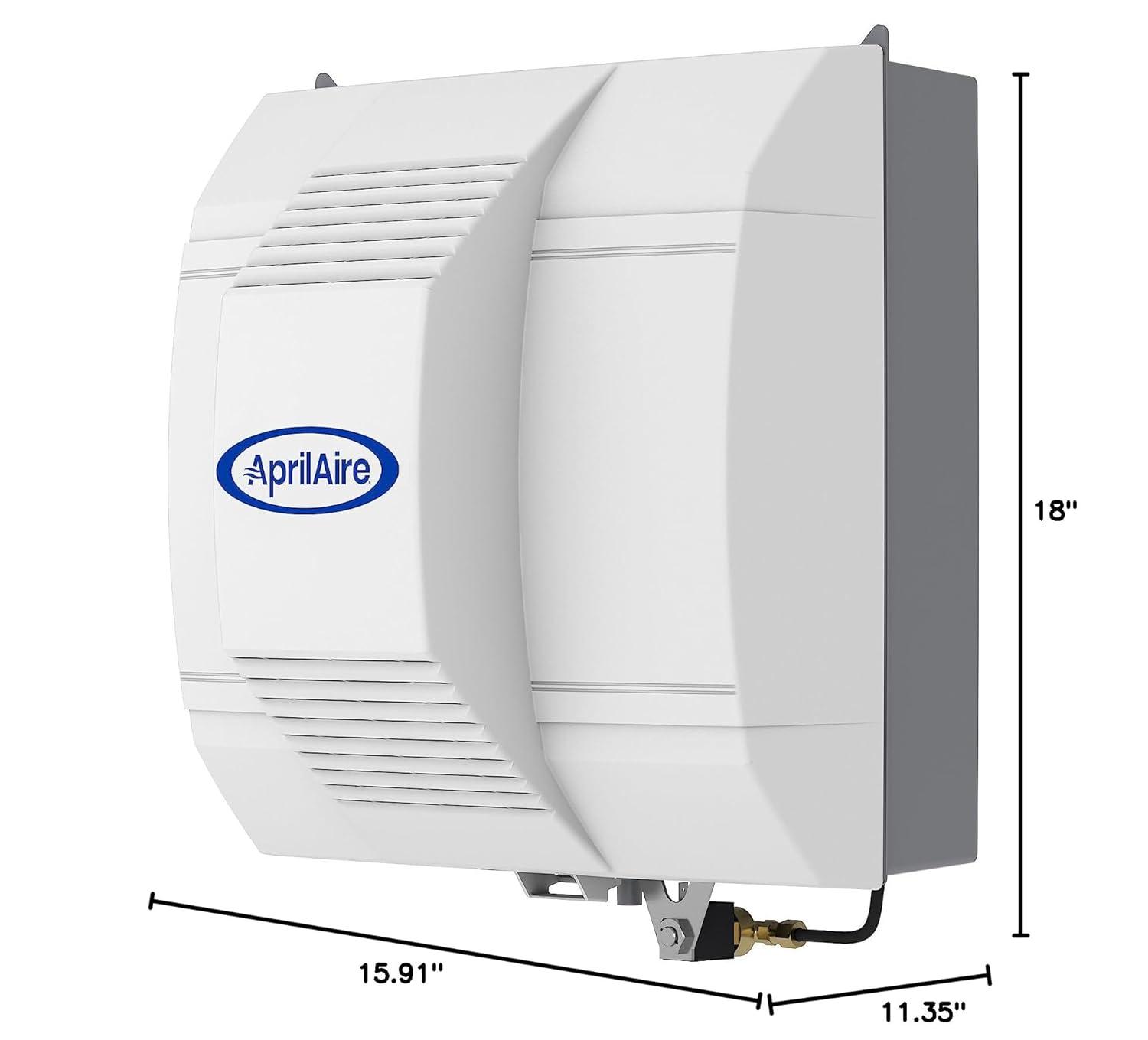 image:imageAprilAire 700 WholeHouse Humidifier Automatic Fan Powered Furnace Humidifier Large Capacity WholeHouse Humidifier for Homes up to 5300 Sq Ft WhiteHumidifier