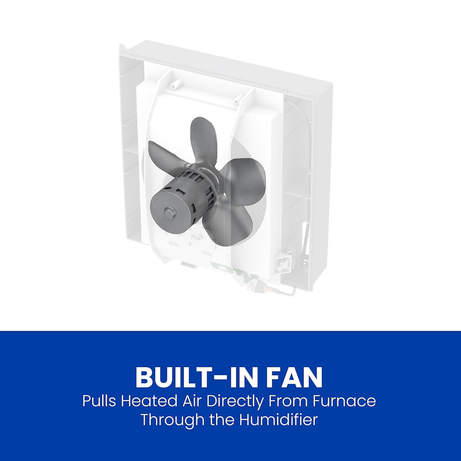 image:imageAprilAire 700 WholeHouse Humidifier Automatic Fan Powered Furnace Humidifier Large Capacity WholeHouse Humidifier for Homes up to 5300 Sq Ft WhiteHumidifier