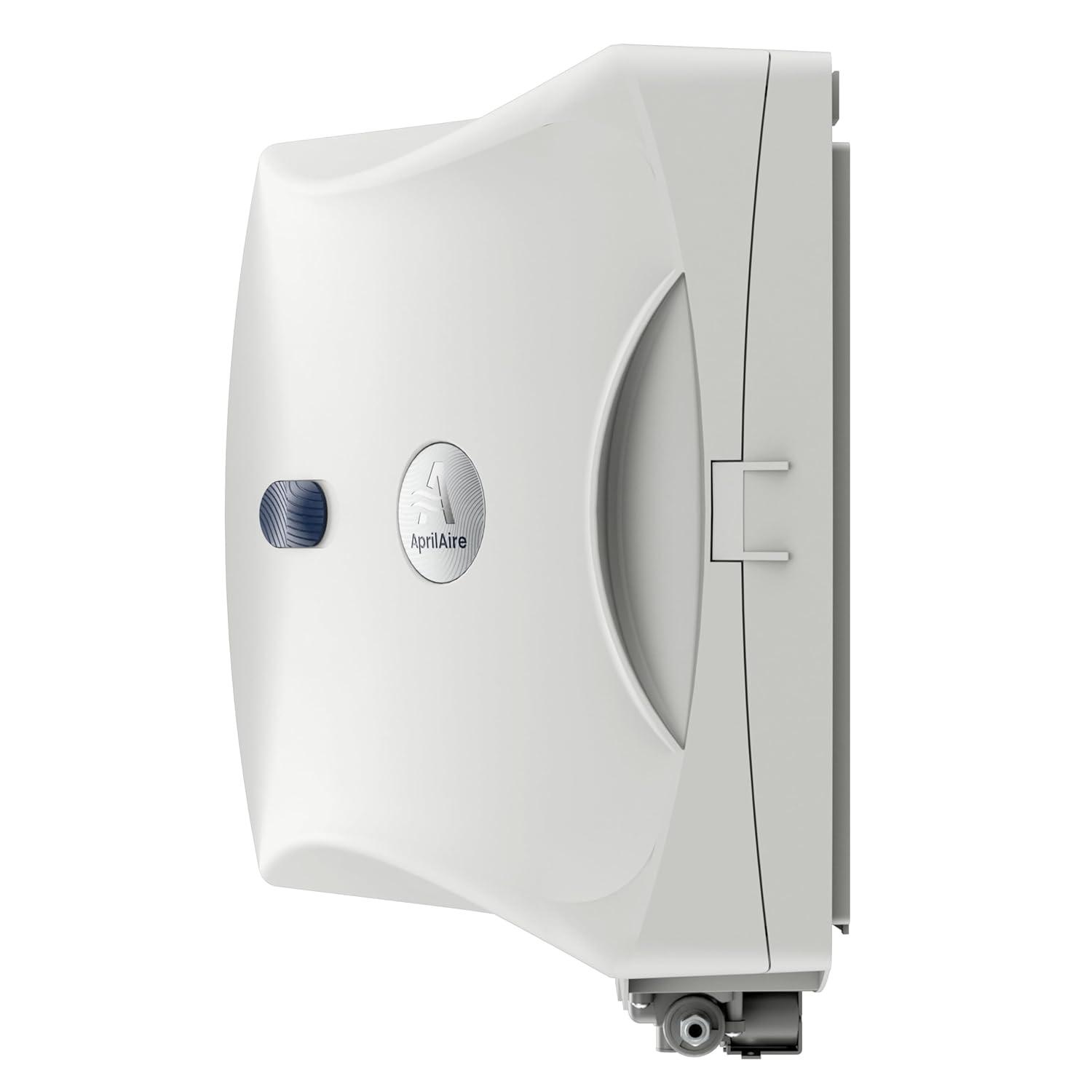 image:imageAprilAire 700M WholeHouse Fan Powered Humidifier Manual Control Large Capacity Up to 5300 Sq Ft 18GPD GrayHumidifier Install Kit w HydroCore