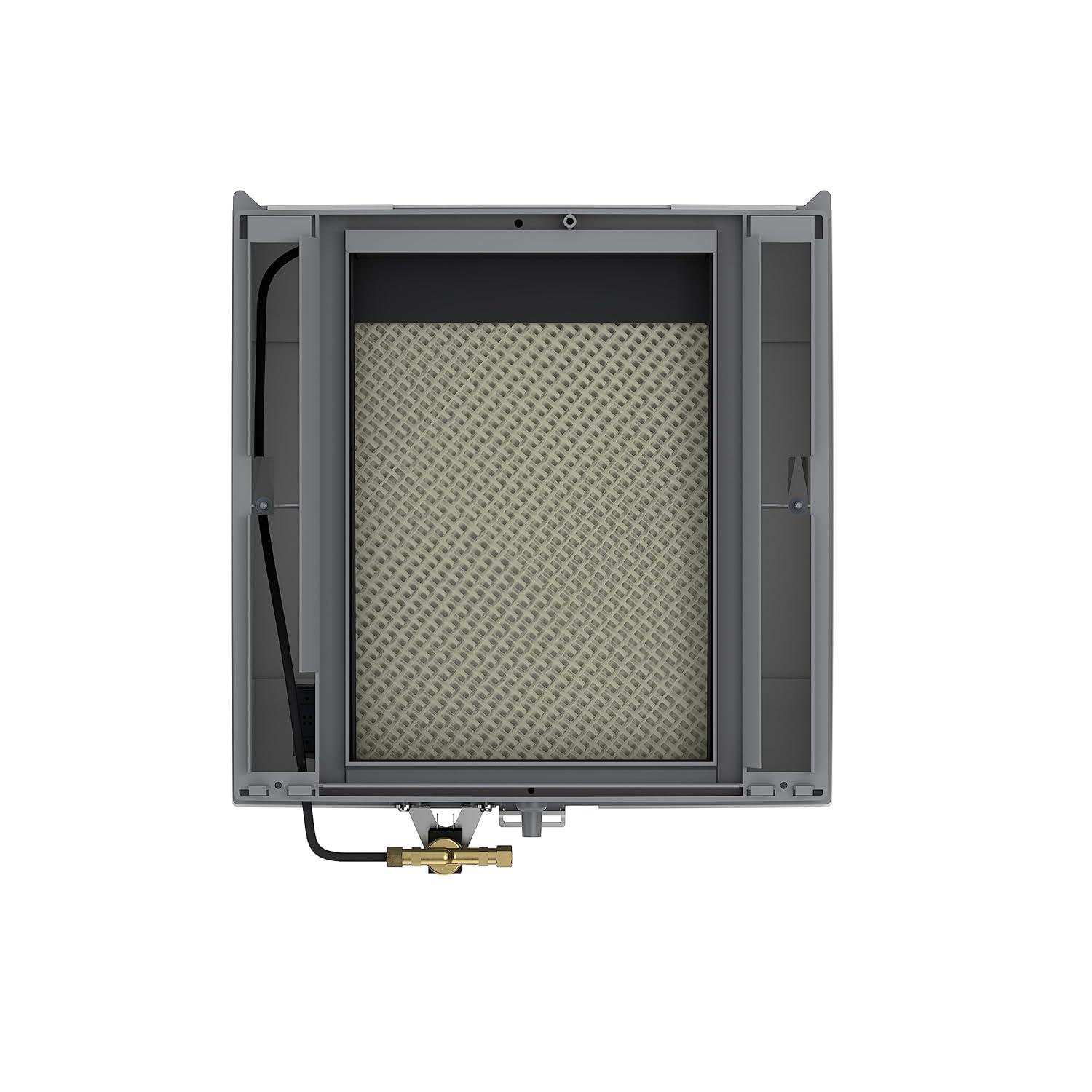 image:imageAprilAire 700M WholeHouse Fan Powered Humidifier Manual Control Large Capacity Up to 5300 Sq Ft 18GPD GrayHumidifier