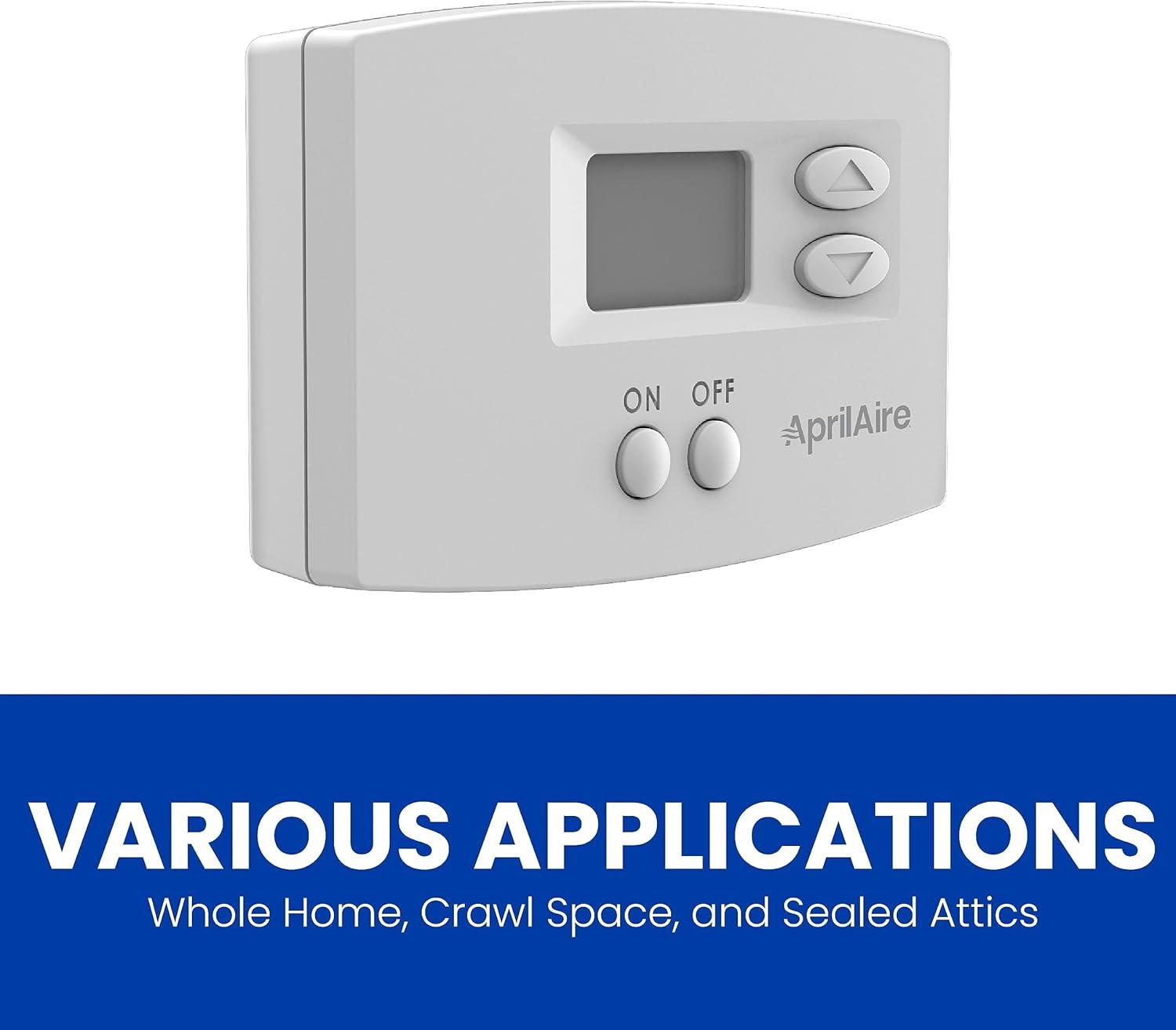 image:imageAprilAire 76 Digital Wall Mount Dehumidifier Control425L x 088W x 283H inches