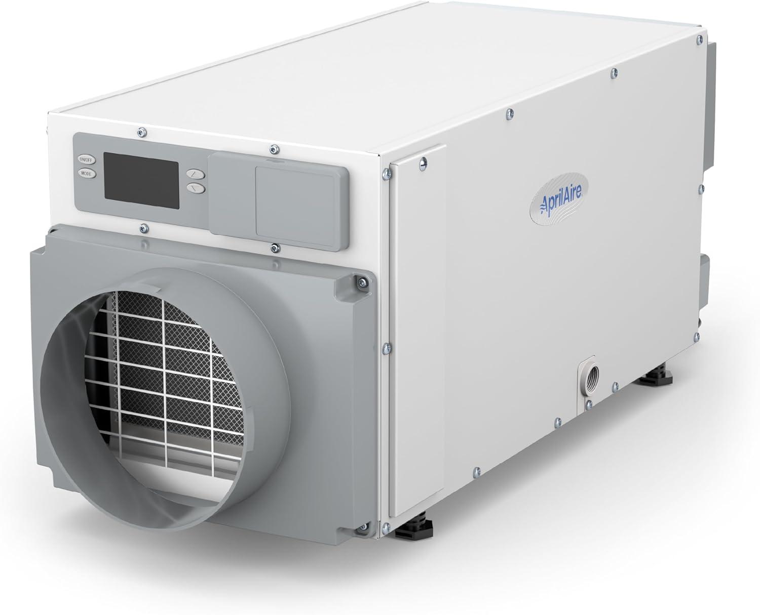 image:imageAprilAire E070W Smart WiFi Crawl Space Dehumidifier 70Pint Commercial WholeHouse Dehumidifier for Basement Crawlspace amp Home up to 2200 Sq Ft with Pump Drain Hose Hanging Kit MERV 11 FilterDehumidifier wWall Control