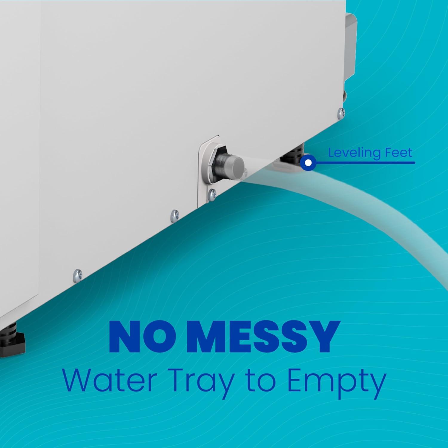 image:imageAprilAire E070W Smart WiFi Crawl Space Dehumidifier 70Pint Commercial WholeHouse Dehumidifier for Basement Crawlspace amp Home up to 2200 Sq Ft with Pump Drain Hose Hanging Kit MERV 11 FilterDehumidifier wDIY Bundle