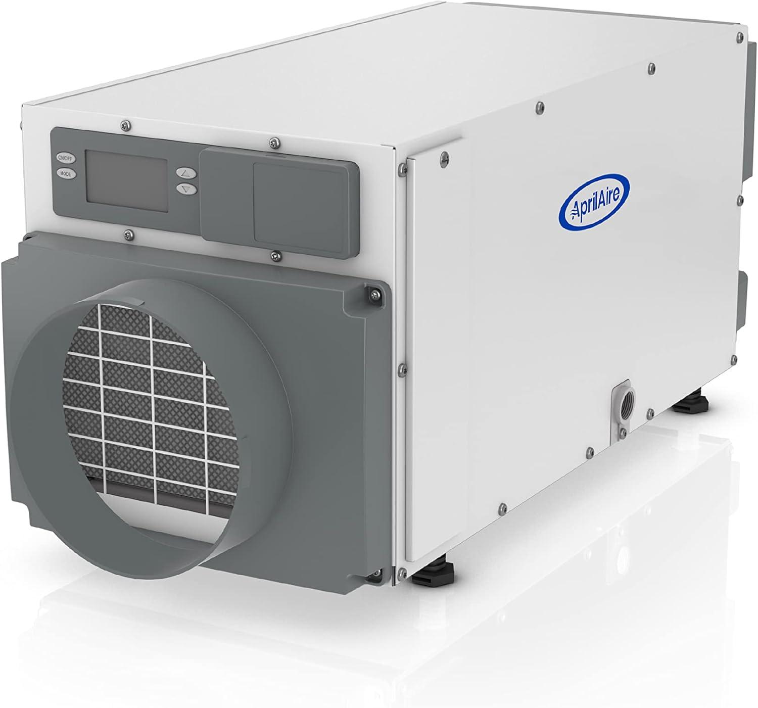image:imageAprilAire E070W Smart WiFi Crawl Space Dehumidifier 70Pint Commercial WholeHouse Dehumidifier for Basement Crawlspace amp Home up to 2200 Sq Ft with Pump Drain Hose Hanging Kit MERV 11 FilterDehumidifier