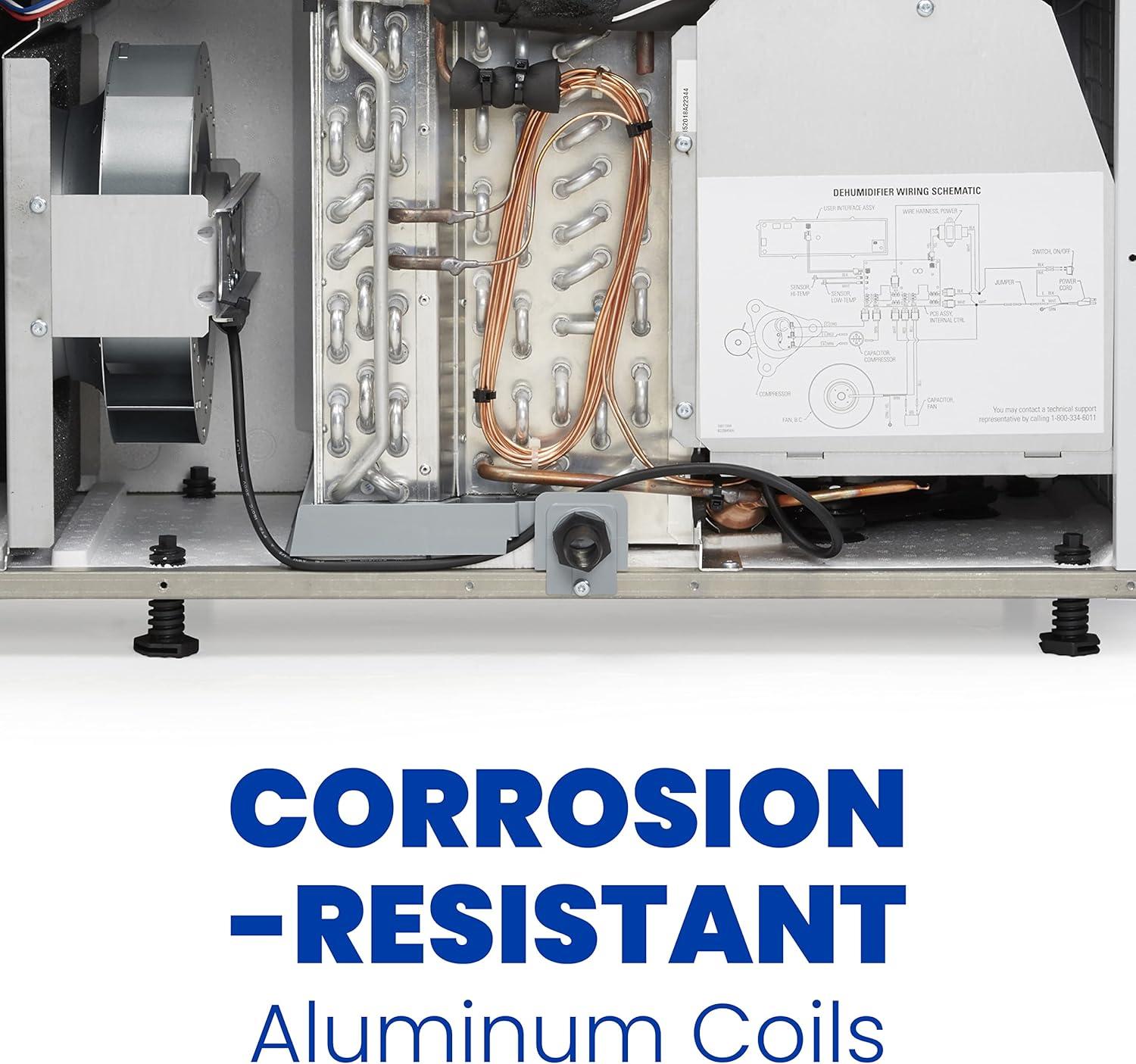 image:imageAprilAire E070W Smart WiFi Crawl Space Dehumidifier 70Pint Commercial WholeHouse Dehumidifier for Basement Crawlspace amp Home up to 2200 Sq Ft with Pump Drain Hose Hanging Kit MERV 11 FilterDehumidifier