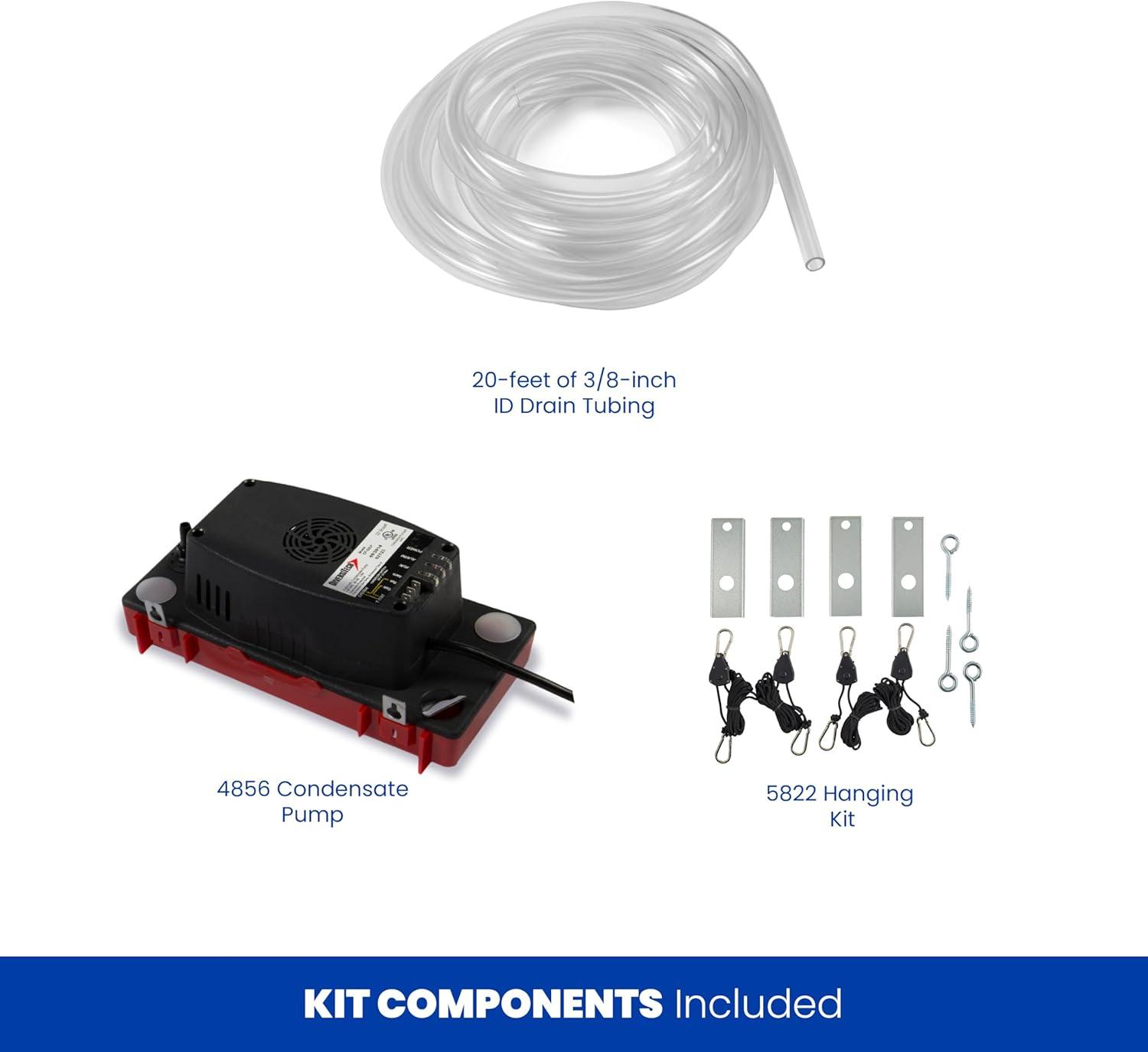 image:imageAprilAire E070W Smart WiFi Crawl Space Dehumidifier 70Pint Commercial WholeHouse Dehumidifier for Basement Crawlspace amp Home up to 2200 Sq Ft with Pump Drain Hose Hanging Kit MERV 11 FilterDehumidifier wDIY Bundle