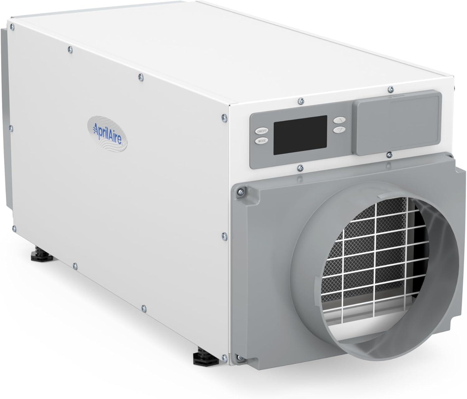 image:imageAprilAire E070W Smart WiFi Crawl Space Dehumidifier 70Pint Commercial WholeHouse Dehumidifier for Basement Crawlspace amp Home up to 2200 Sq Ft with Pump Drain Hose Hanging Kit MERV 11 FilterDehumidifier wWall Control