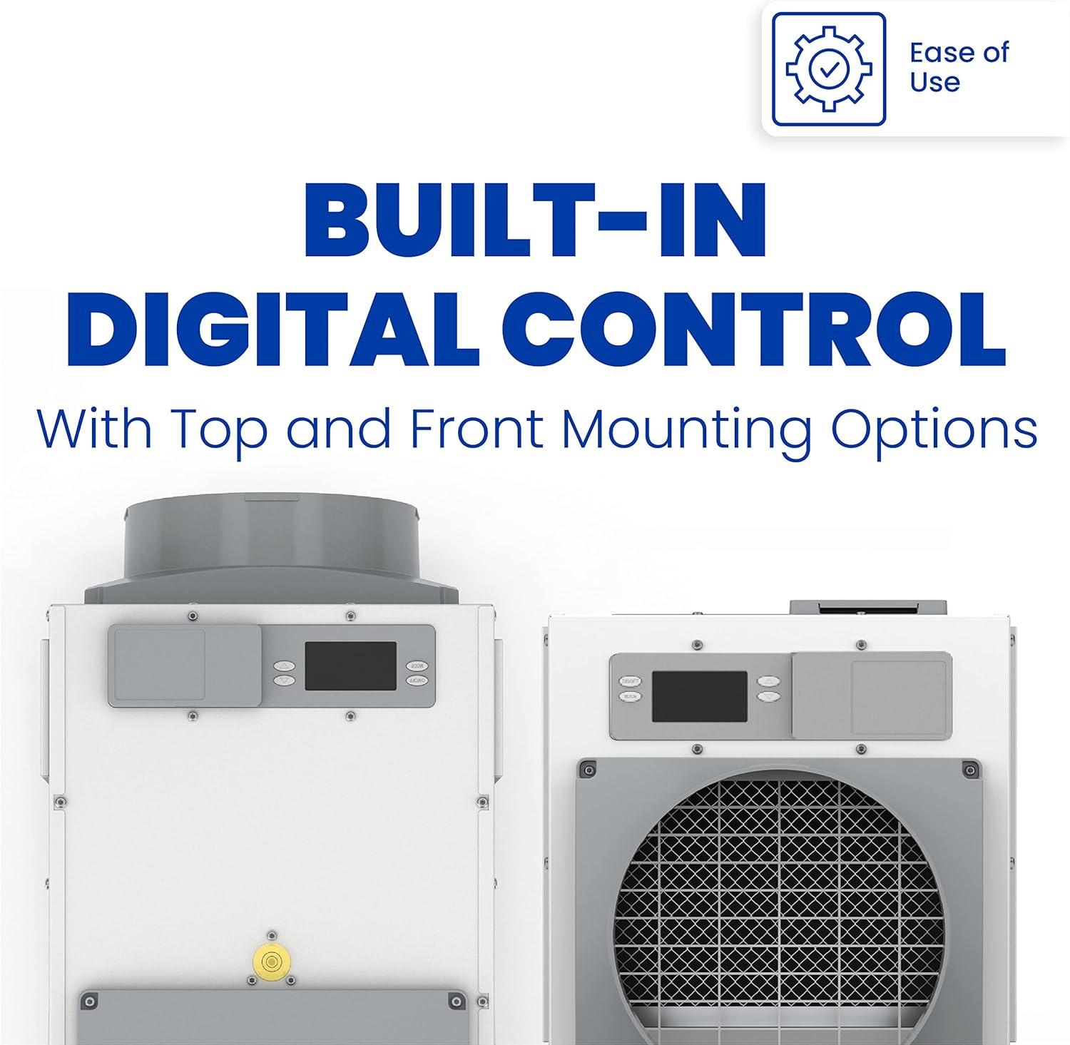 image:imageAprilAire E080 Whole House Dehumidifier for Basement amp Crawl Space 80Pint HighCapacity Commercial Dehumidifier for Homes Up to 4400 Sq Ft with Pump Drain Hose amp Hanging Kit for DIY InstallDehumidifier