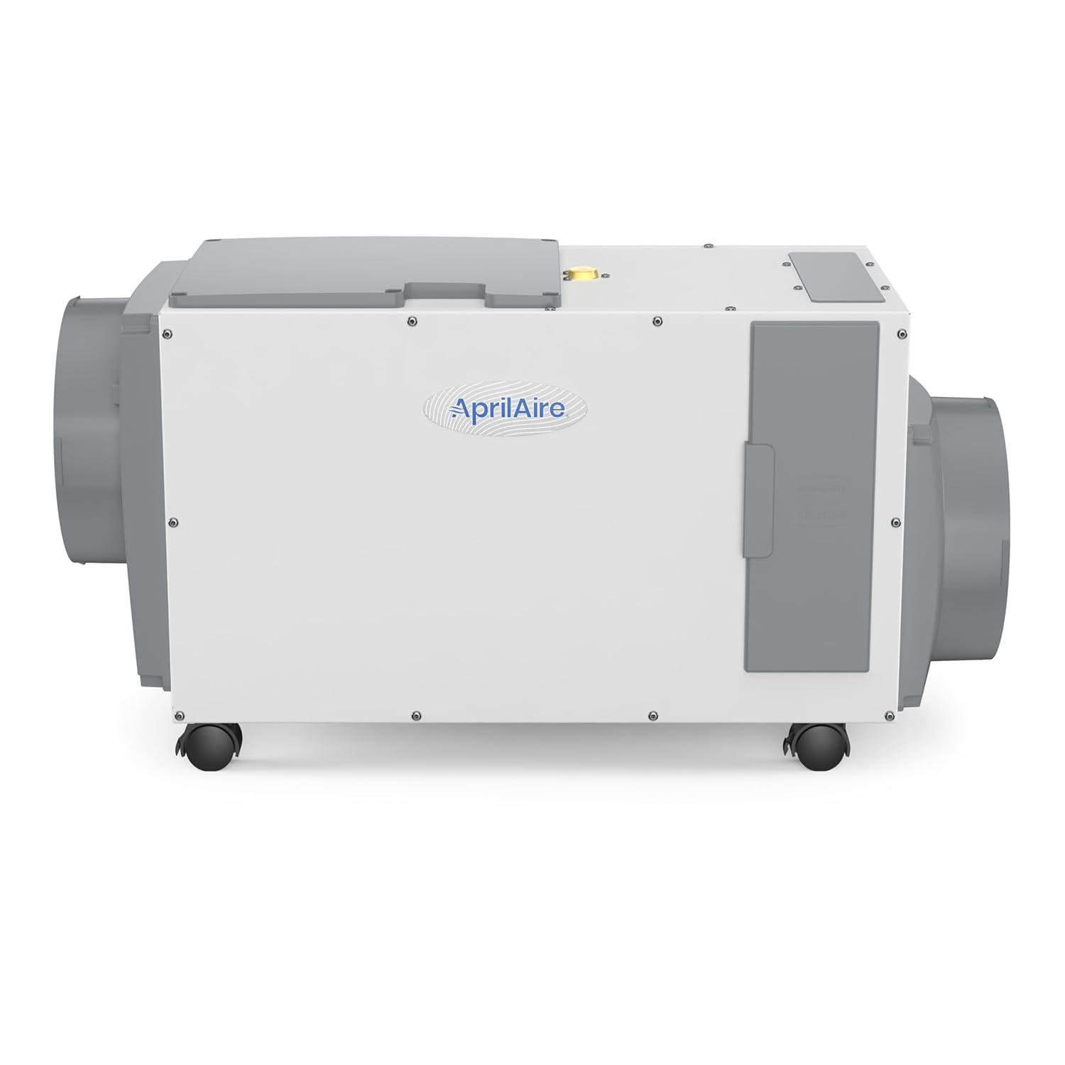 image:imageAprilAire E100C Pro 100Pint WholeHouse Dehumidifier with Castors Energy Star Certified CommercialGrade WholeHome Dehumidifier for Basement Crawlspace or Whole House up to 5500 sq ft