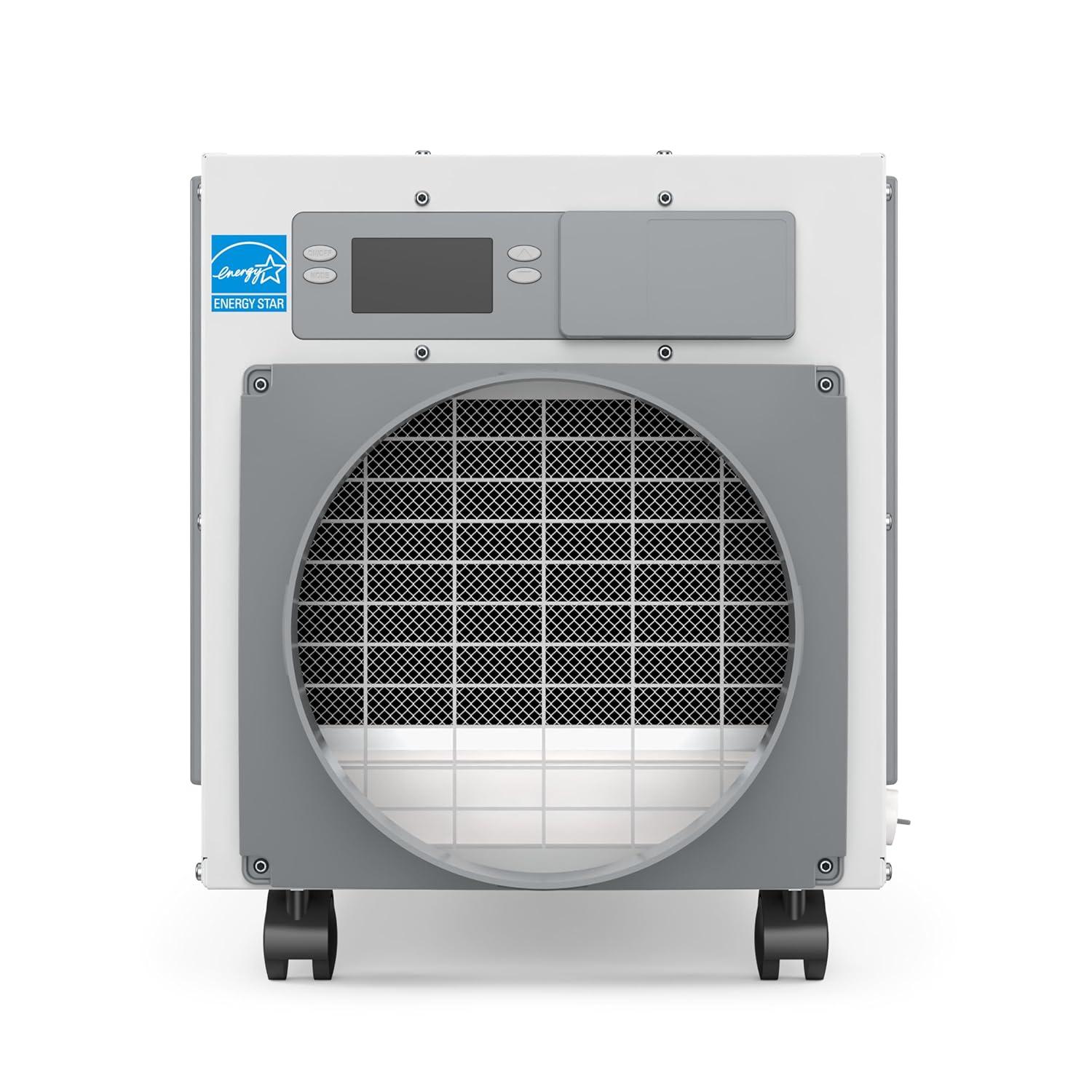 image:imageAprilAire E100C Pro 100Pint WholeHouse Dehumidifier with Castors Energy Star Certified CommercialGrade WholeHome Dehumidifier for Basement Crawlspace or Whole House up to 5500 sq ft