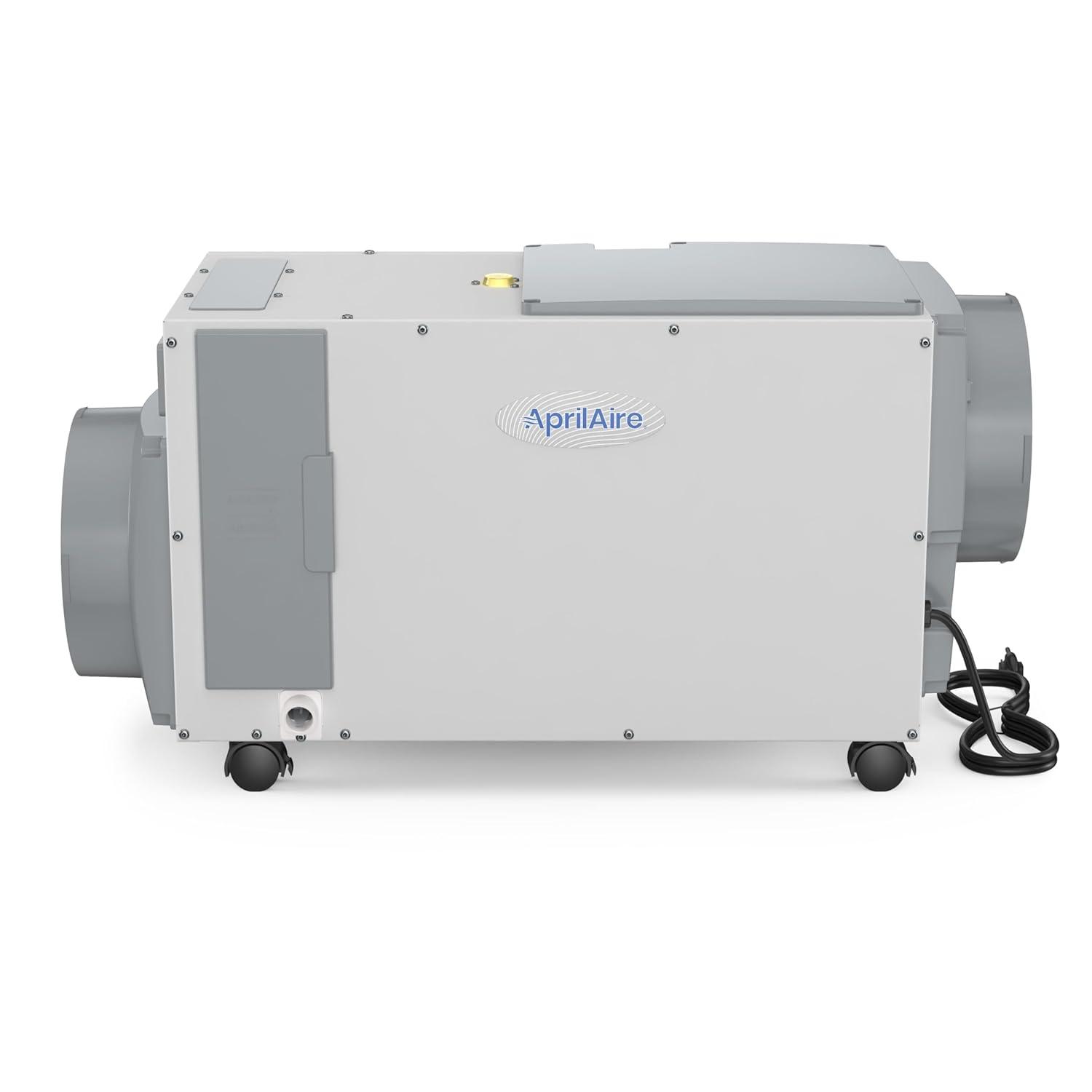 image:imageAprilAire E100C Pro 100Pint WholeHouse Dehumidifier with Castors Energy Star Certified CommercialGrade WholeHome Dehumidifier for Basement Crawlspace or Whole House up to 5500 sq ft
