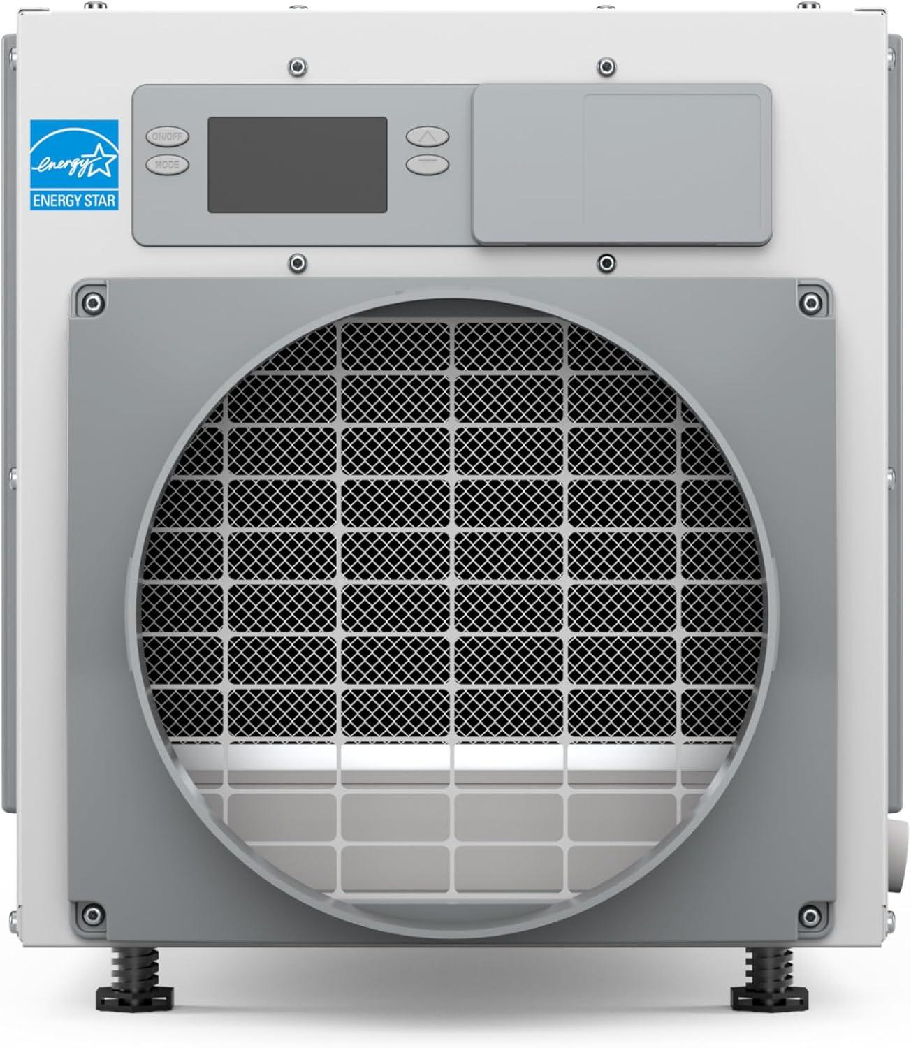 image:imageAprilAire E100W Smart WiFi WholeHouse Dehumidifier 100Pint ENERGY STAR Commercial Dehumidifier for Basement Crawl Space amp Home up to 4400 SqFt with Pump Drain Hose Hanging Kit MERV 11 FilterDehumidifier wWall Control