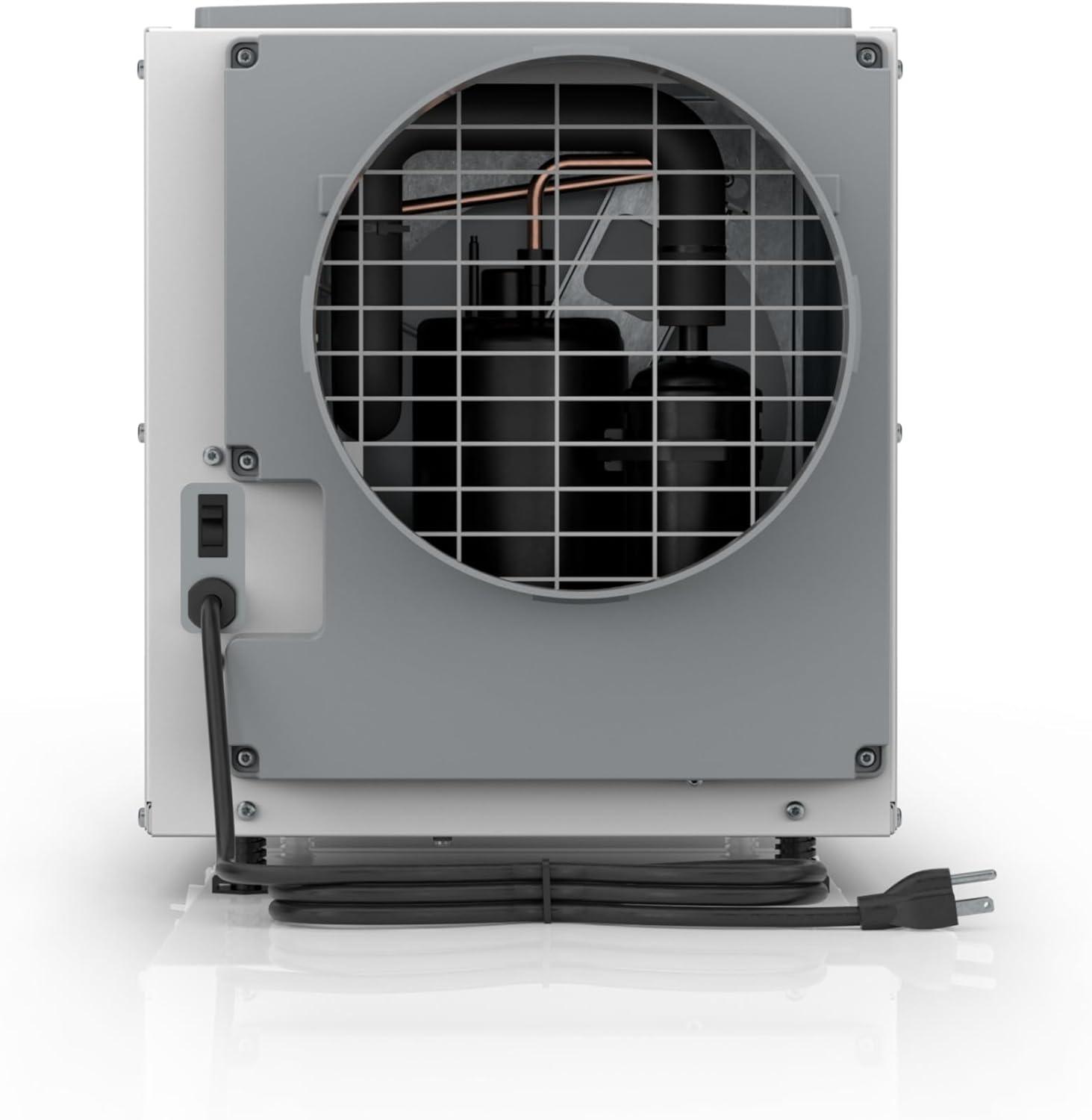 image:imageAprilAire E100W Smart WiFi WholeHouse Dehumidifier 100Pint ENERGY STAR Commercial Dehumidifier for Basement Crawl Space amp Home up to 4400 SqFt with Pump Drain Hose Hanging Kit MERV 11 FilterDehumidifier