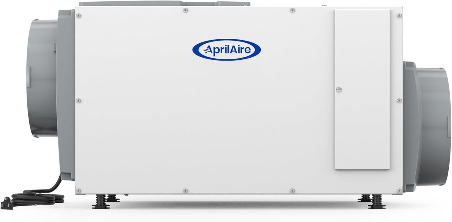 image:imageAprilAire E100W Smart WiFi WholeHouse Dehumidifier 100Pint ENERGY STAR Commercial Dehumidifier for Basement Crawl Space amp Home up to 4400 SqFt with Pump Drain Hose Hanging Kit MERV 11 FilterDehumidifier