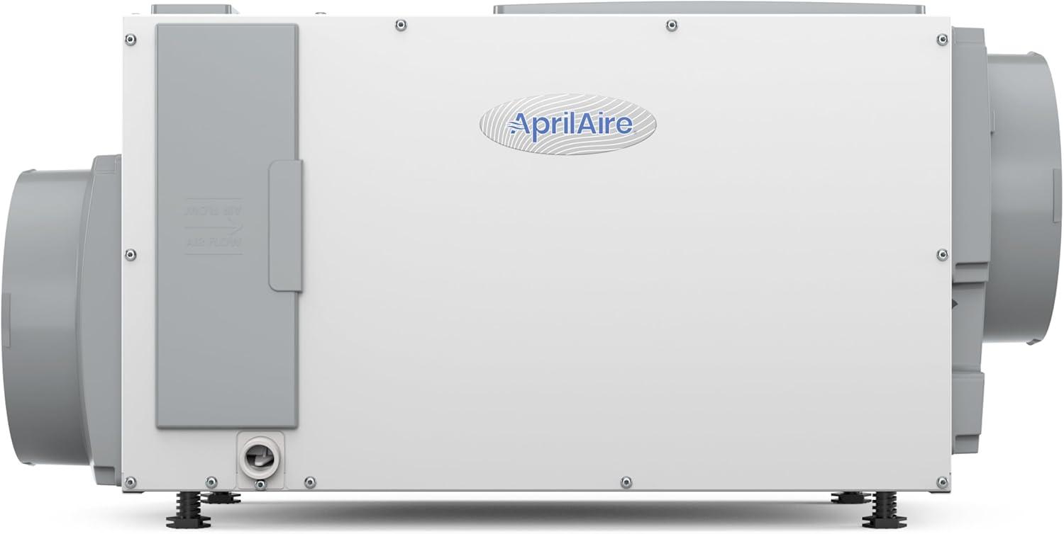 image:imageAprilAire E100W Smart WiFi WholeHouse Dehumidifier 100Pint ENERGY STAR Commercial Dehumidifier for Basement Crawl Space amp Home up to 4400 SqFt with Pump Drain Hose Hanging Kit MERV 11 FilterDehumidifier wWall Control