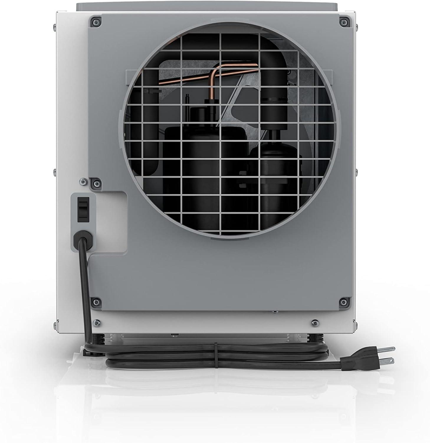 image:imageAprilAire E100W Smart WiFi WholeHouse Dehumidifier 100Pint ENERGY STAR Commercial Dehumidifier for Basement Crawl Space amp Home up to 4400 SqFt with Pump Drain Hose Hanging Kit MERV 11 FilterDehumidifier wWall Control