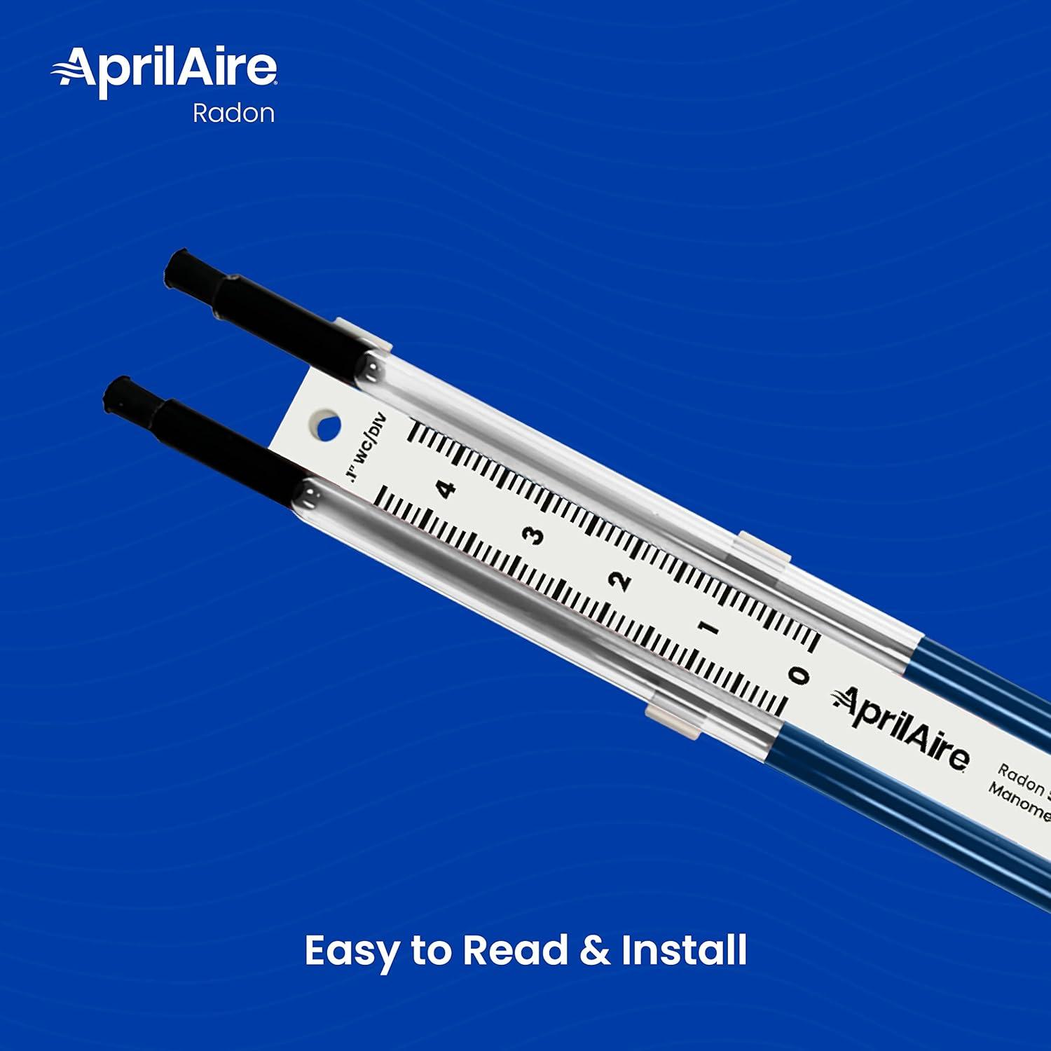 image:imageAprilAire Easy to Read 05 Manometer Radon Manometer ARN05M
