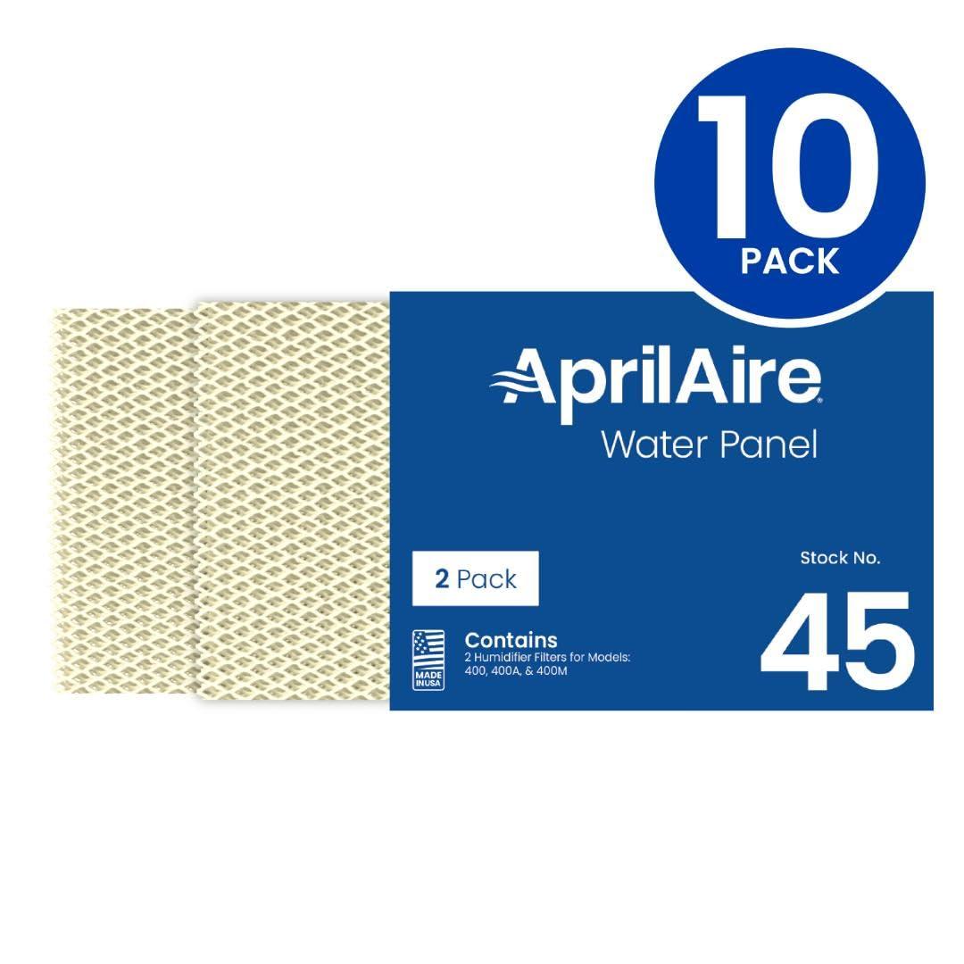 image:imageAprilAire H445EZ1 Humidifier FilterWater Panel Assembly Replacement Kit for AprilAire WholeHouse Humidifier Models 400 400A 400M 2packWater Panel Humidifier Filter