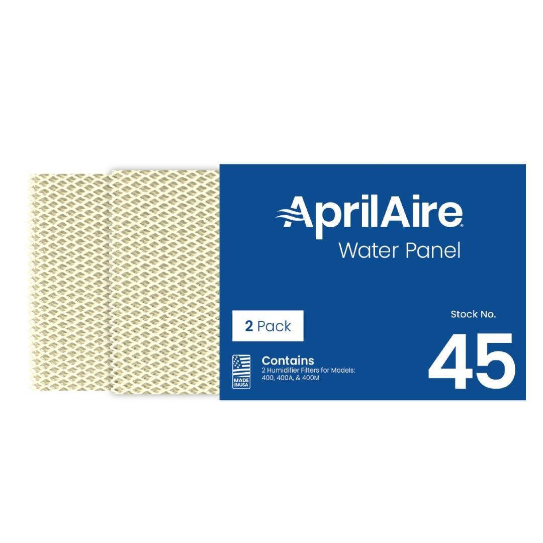 image:imageAprilAire H445EZ1 Humidifier FilterWater Panel Assembly Replacement Kit for AprilAire WholeHouse Humidifier Models 400 400A 400M 2packWater Panel Humidifier Filter