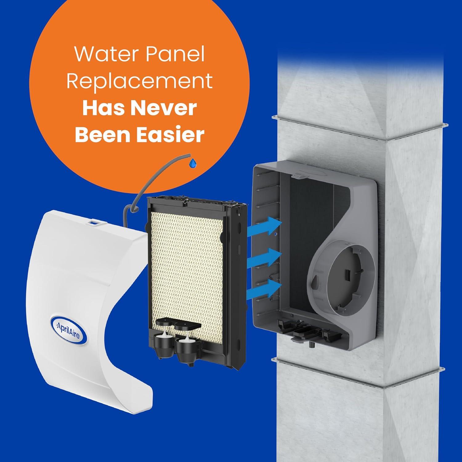 image:imageAprilAire H445EZ1 Humidifier FilterWater Panel Assembly Replacement Kit for AprilAire WholeHouse Humidifier Models 400 400A 400M 2packWater Panel EZKit Humidifier Filter Kit