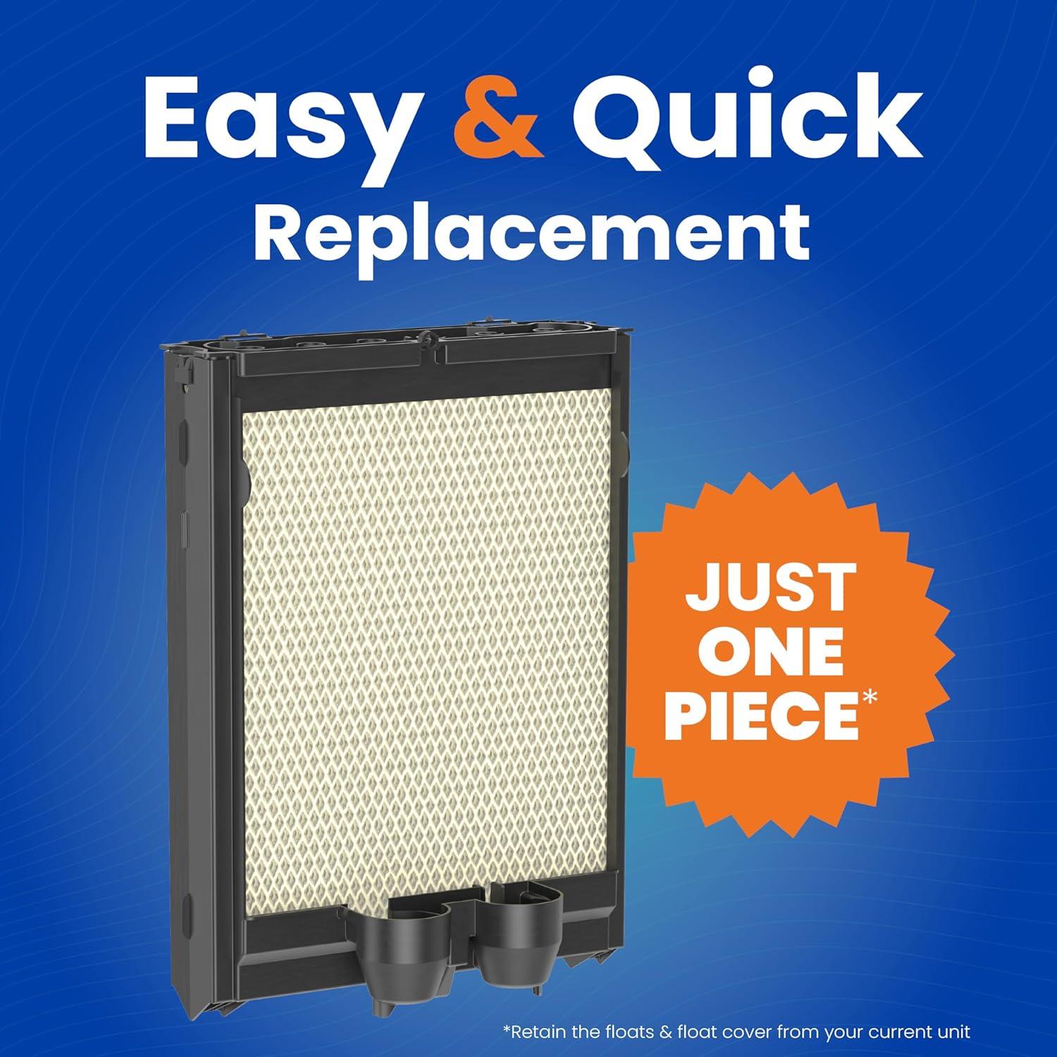 image:imageAprilAire H445EZ1 Humidifier FilterWater Panel Assembly Replacement Kit for AprilAire WholeHouse Humidifier Models 400 400A 400M 2packWater Panel EZKit Humidifier Filter Kit