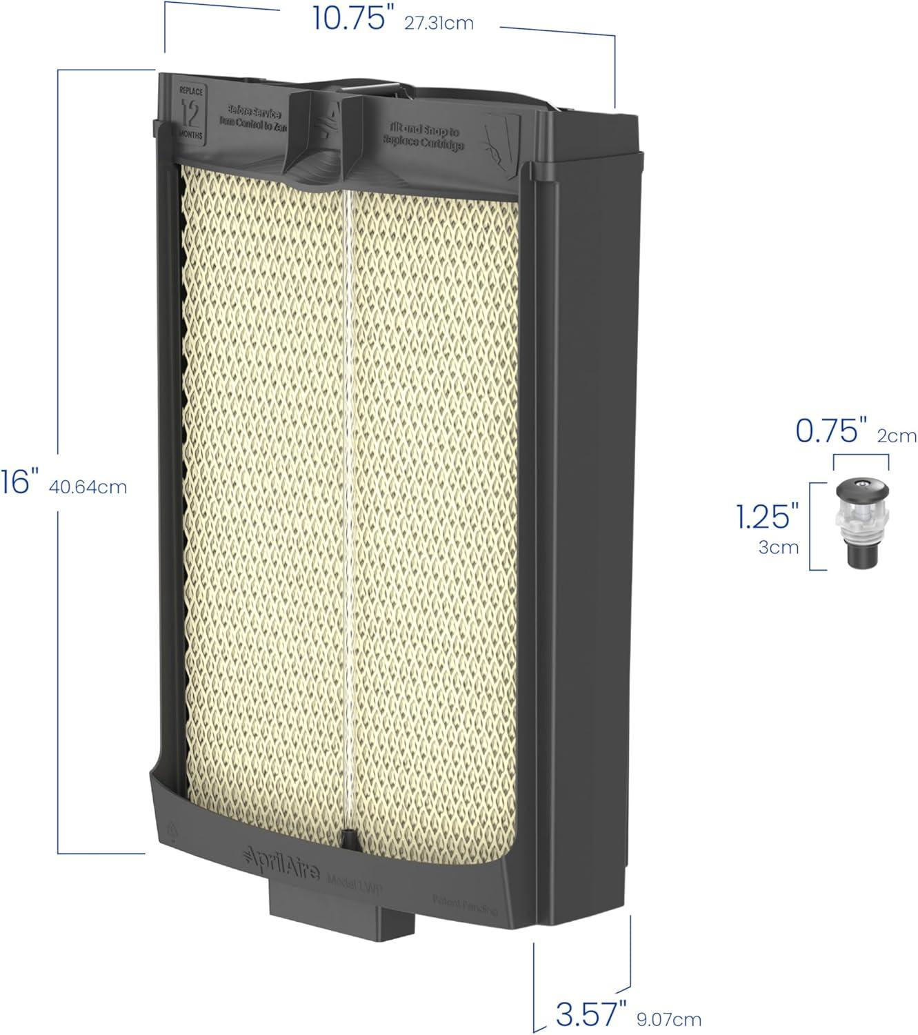 image:imageAprilAire HYDROL HydroCore OnePiece Replacement Water Panel Filter Cartridge for 620 and 720 Series WholeHouse Humidifiers Pack of 1Hard Water