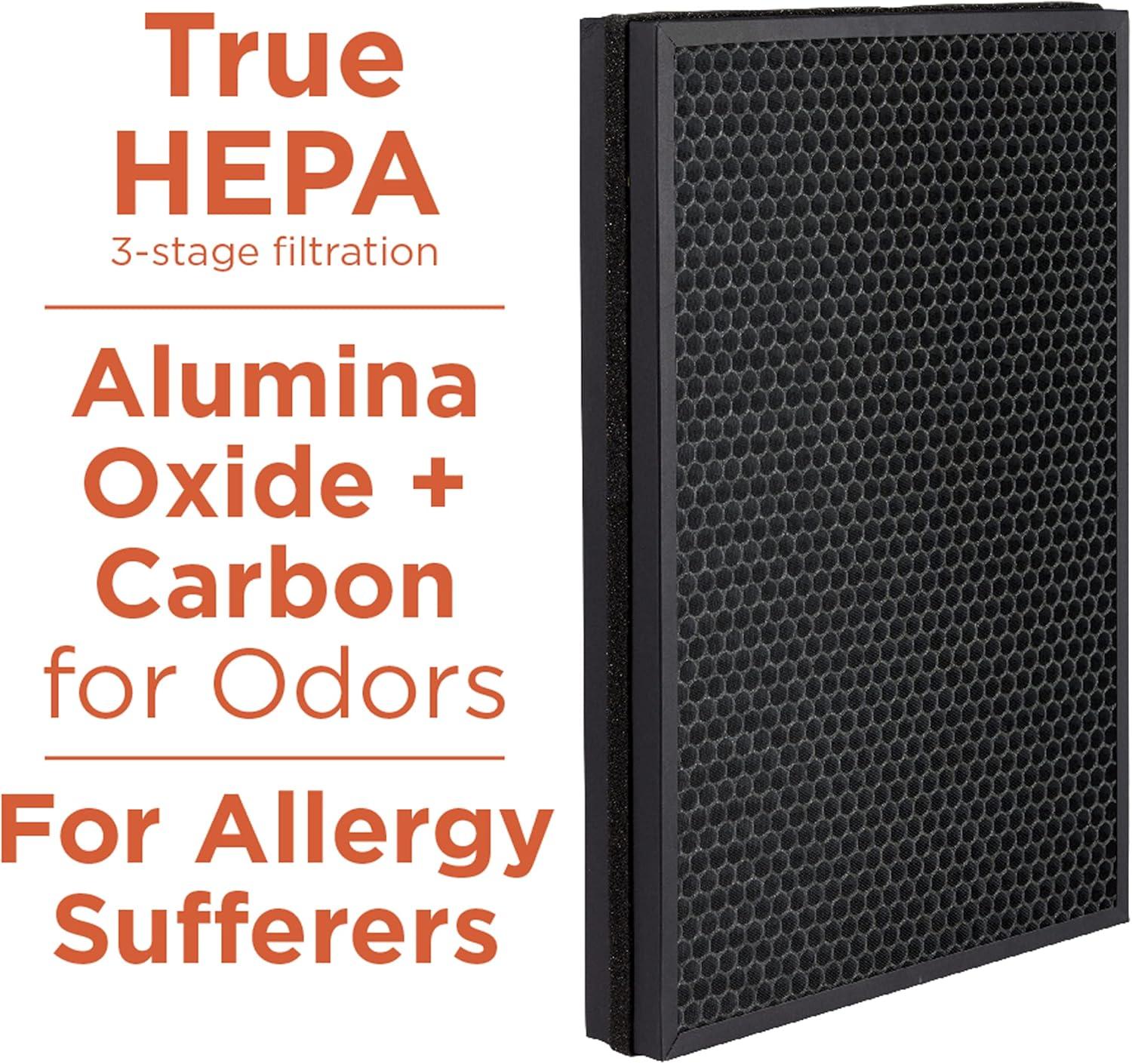 image:imageAprilAire RF09550V Virus Allergy Pet True HEPA Air Purifier Replacement Filter for AprilAire 9550 Room Air Purifier Captures Viruses Allergens Bacteria Pet Hair amp Dander Ozone FreeALLERGY True HEPA Filter