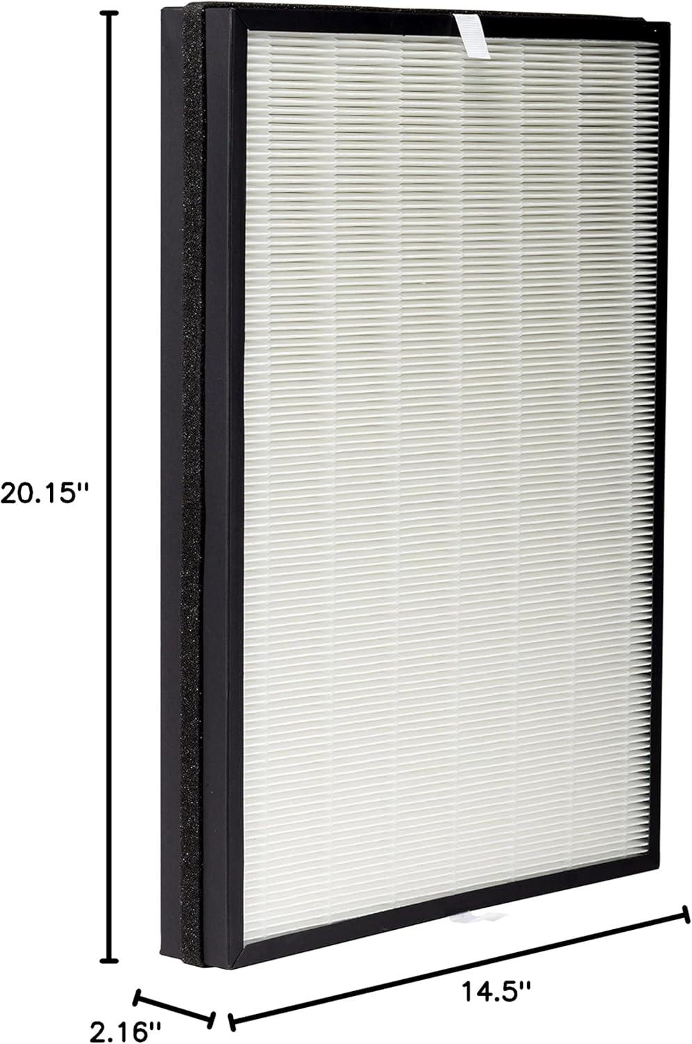 image:imageAprilAire RF09550V Virus Allergy Pet True HEPA Air Purifier Replacement Filter for AprilAire 9550 Room Air Purifier Captures Viruses Allergens Bacteria Pet Hair amp Dander Ozone FreeCLEAN HEPA Type Filter
